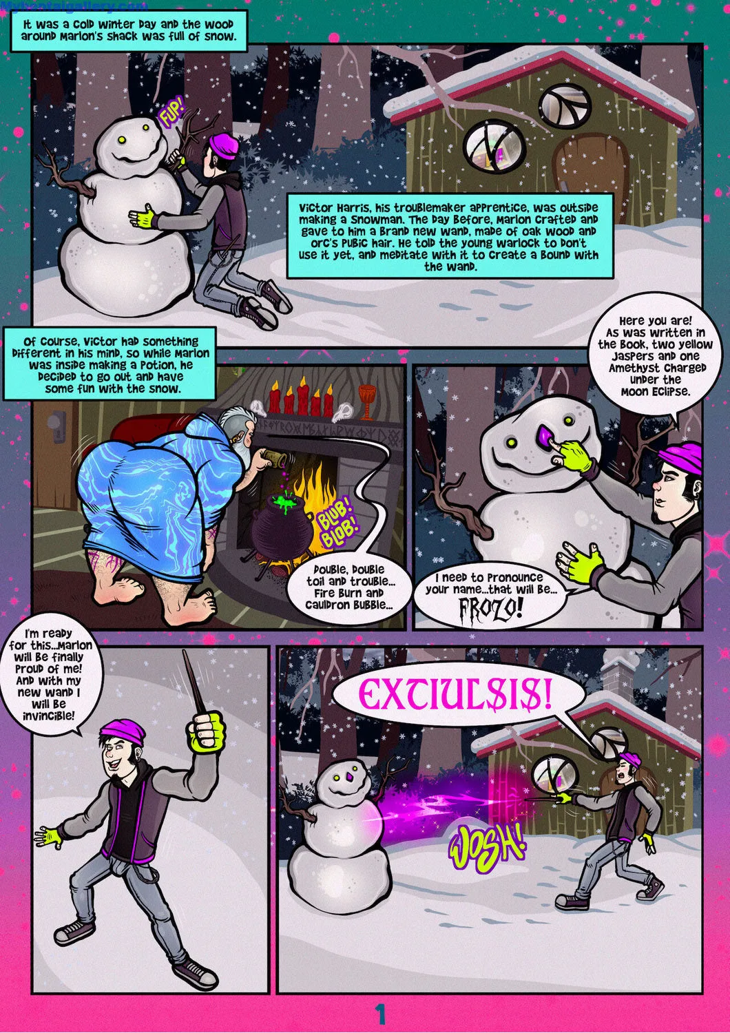 Victor Harris 1 - Victor Harris And The Snow Golem page 2 full