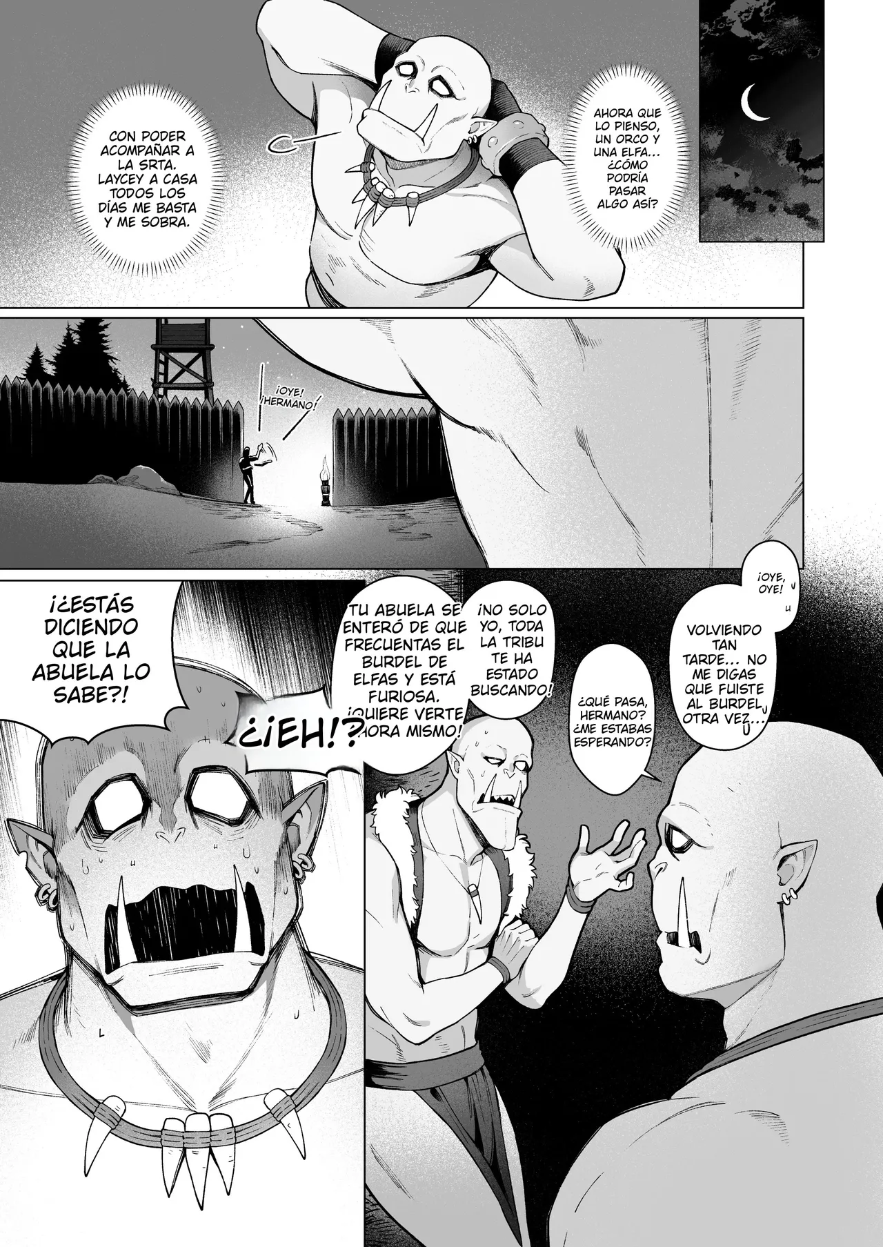 Yosei Shoukan 3-goushitsu Lacy ~Kasshoku Hada Elf o Shimei Shita Dotei Orc~ 2 page 7 full
