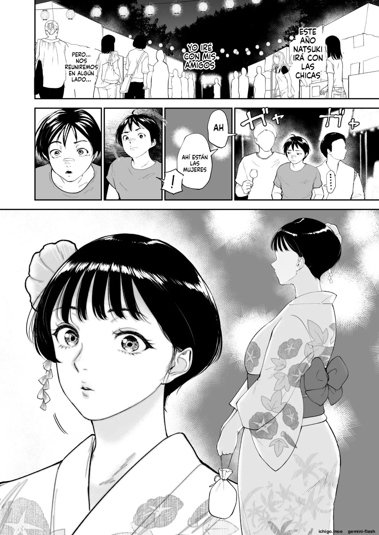 Natsuki no Natsu Ore no Kyonyuu Osananajimi wa Natsu no Aida ni Otona no Te de Mesu ni Sareteita page 7 full