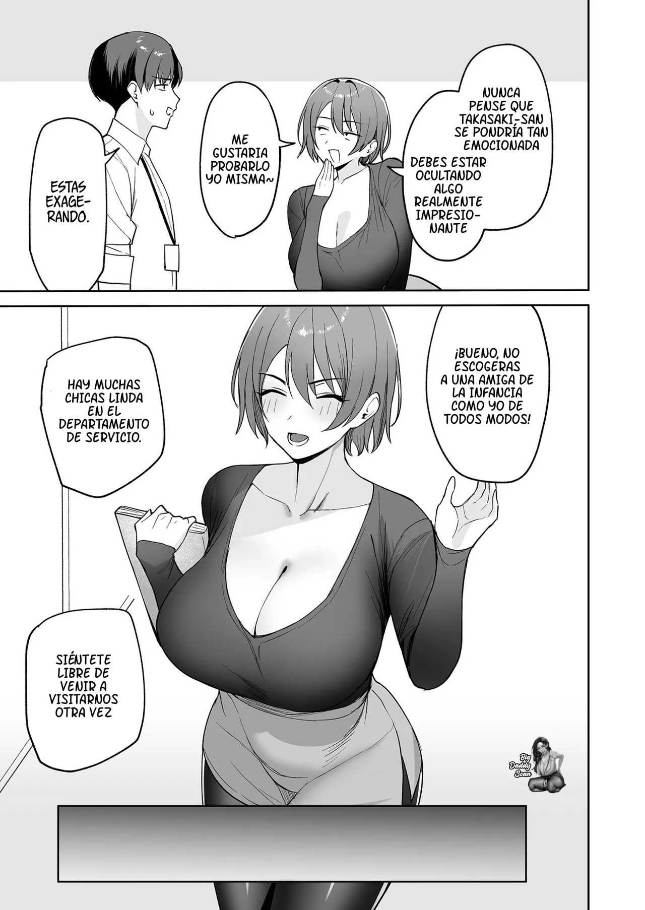 Gohoubi wa Karada de. 〜Ero-sugi Fukuri Kousei wa Seishori-ka no Oshigoto〜（2｜Pagado Con El Cuerpo 〜Las prestaciones laborales excesivamente lascivas del Departamento de Servicio a tu Servicio〜（2） page 8 full