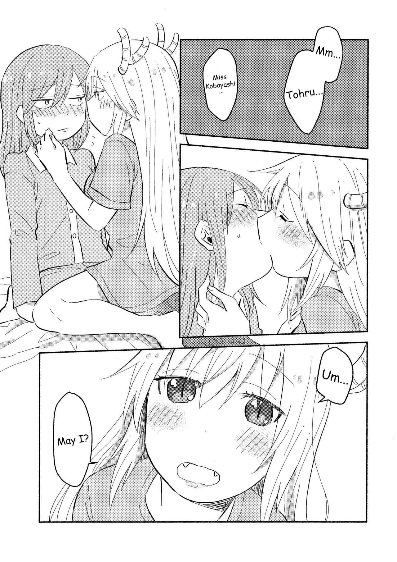 Wanting to do it for the first time with Miss Kobayashi page 3 full
