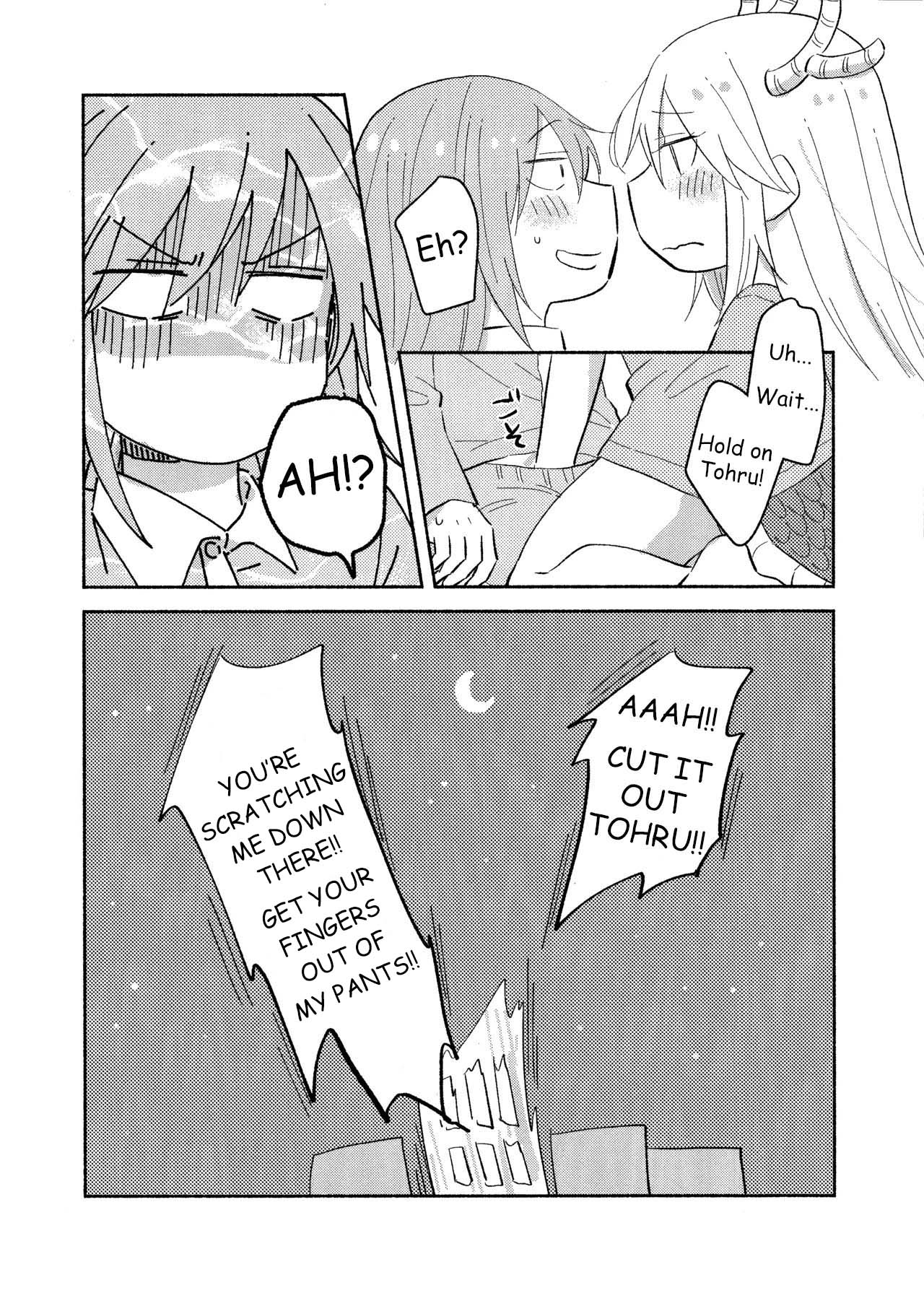 Wanting to do it for the first time with Miss Kobayashi page 4 full