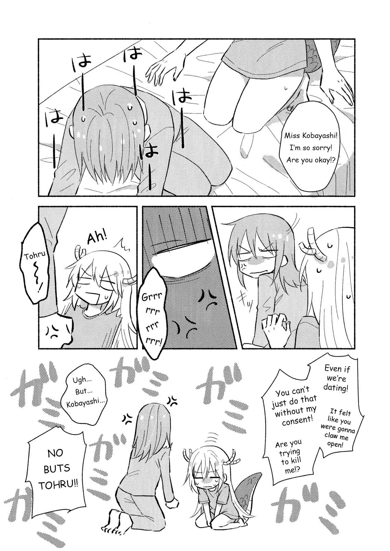 Wanting to do it for the first time with Miss Kobayashi page 5 full