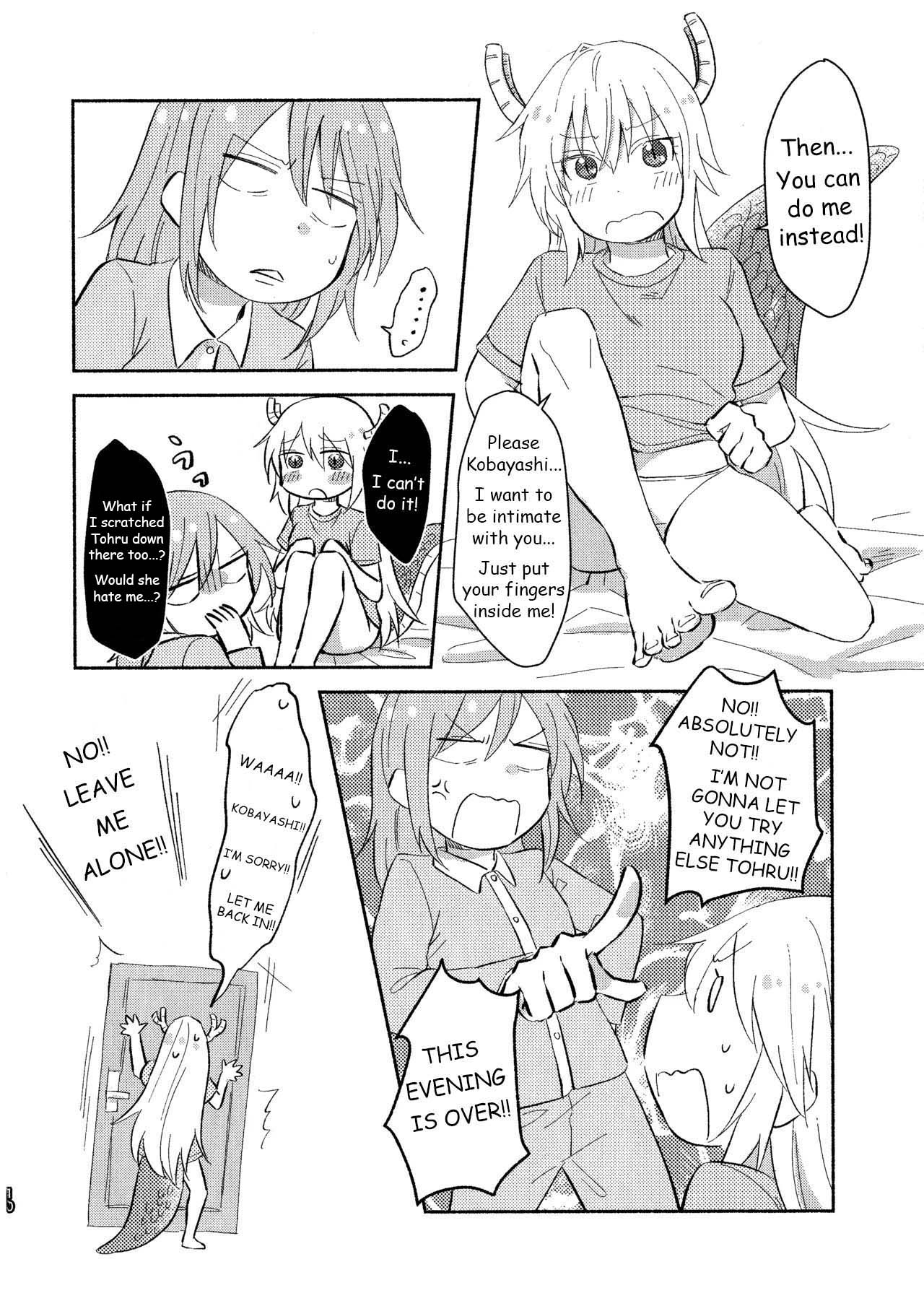 Wanting to do it for the first time with Miss Kobayashi page 6 full
