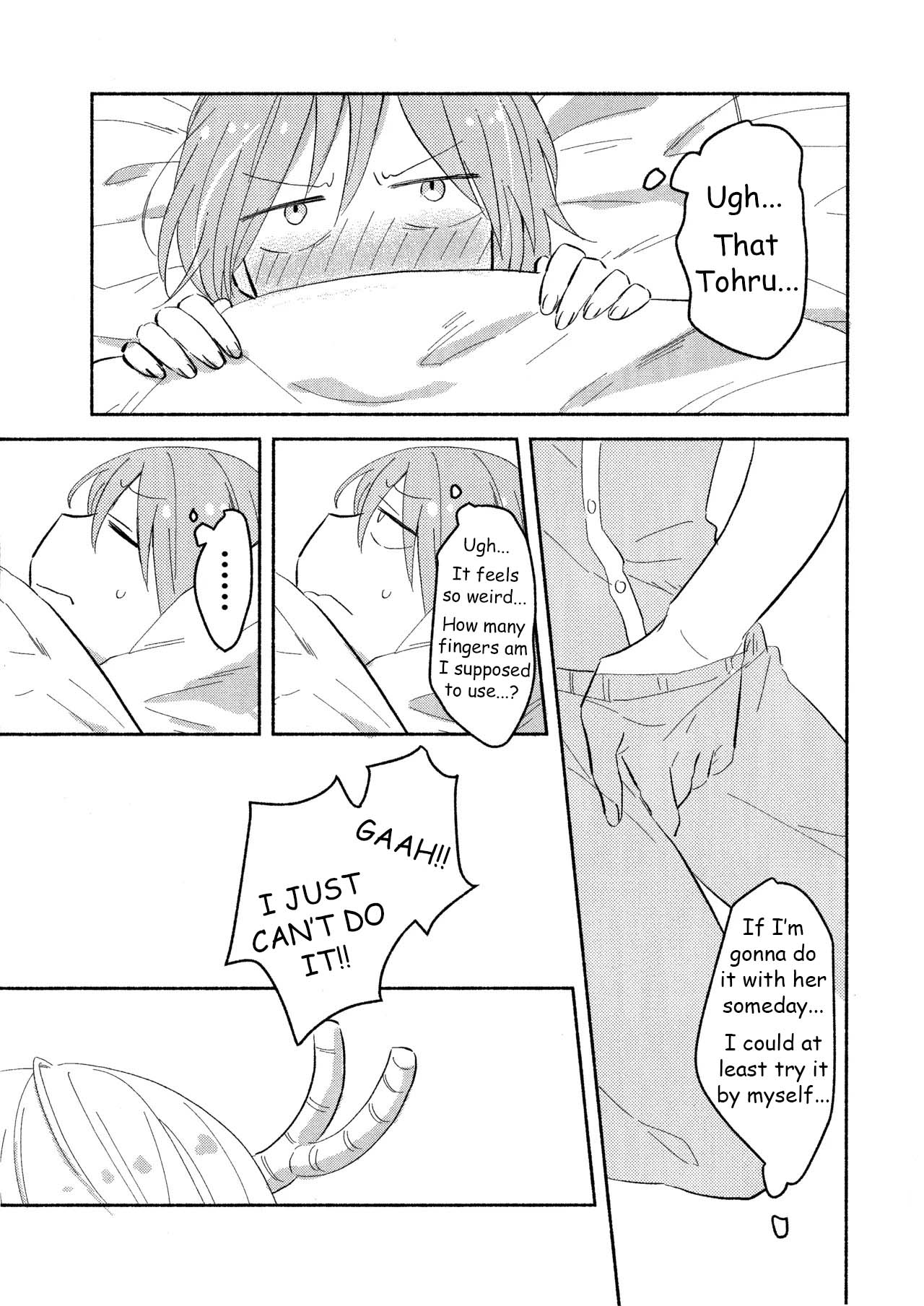 Wanting to do it for the first time with Miss Kobayashi page 7 full