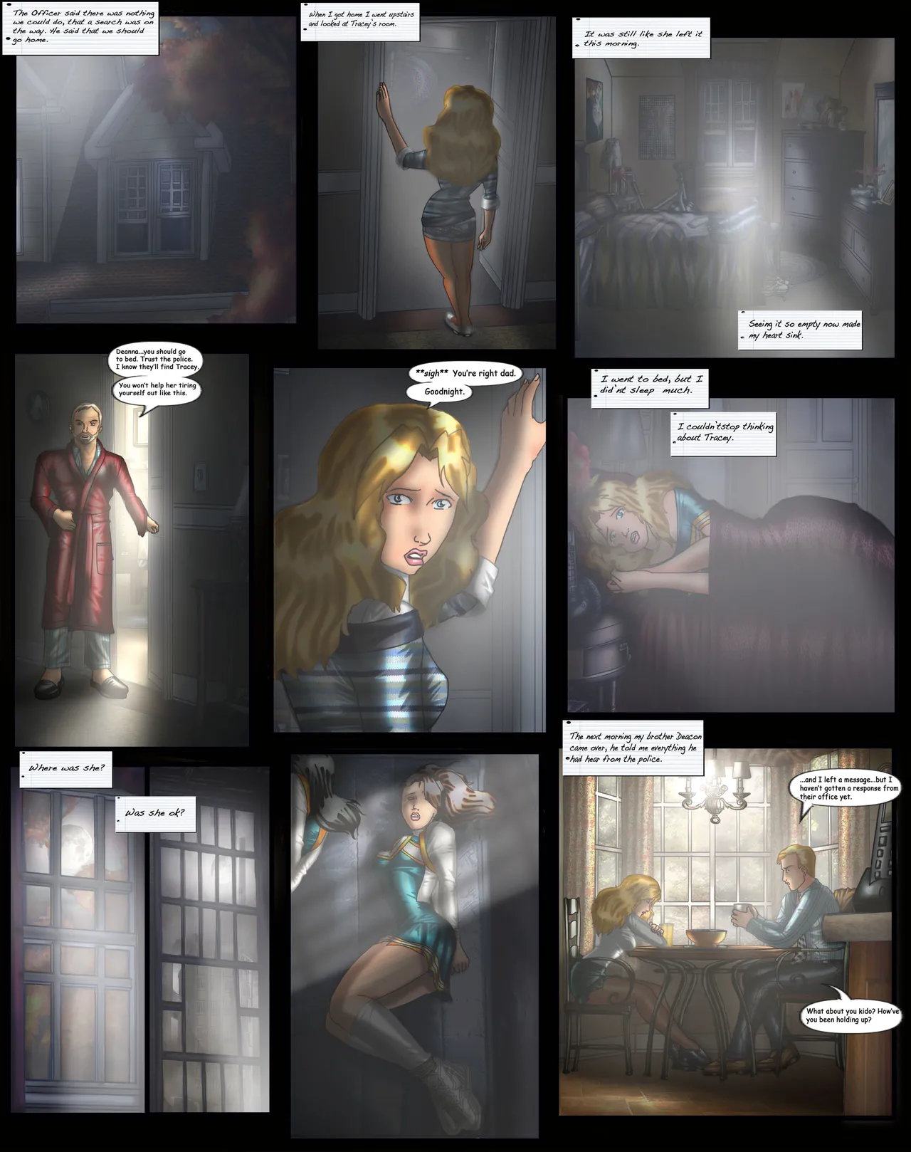 Disappearing Cheerleader page 8 full