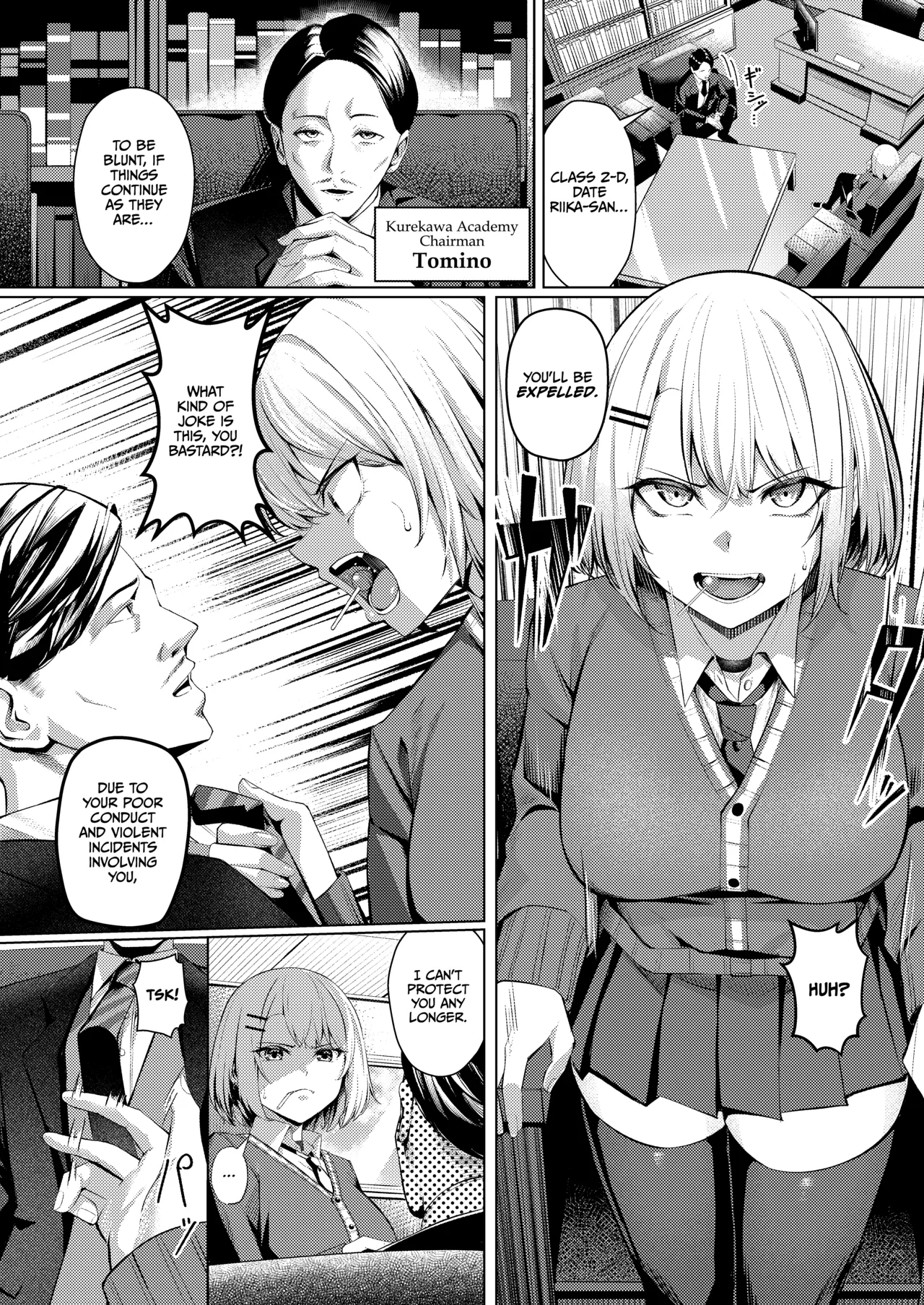 Yankee-chan ga Netorarete Kyokon no Toriko ni Naru Hanashi page 4 full