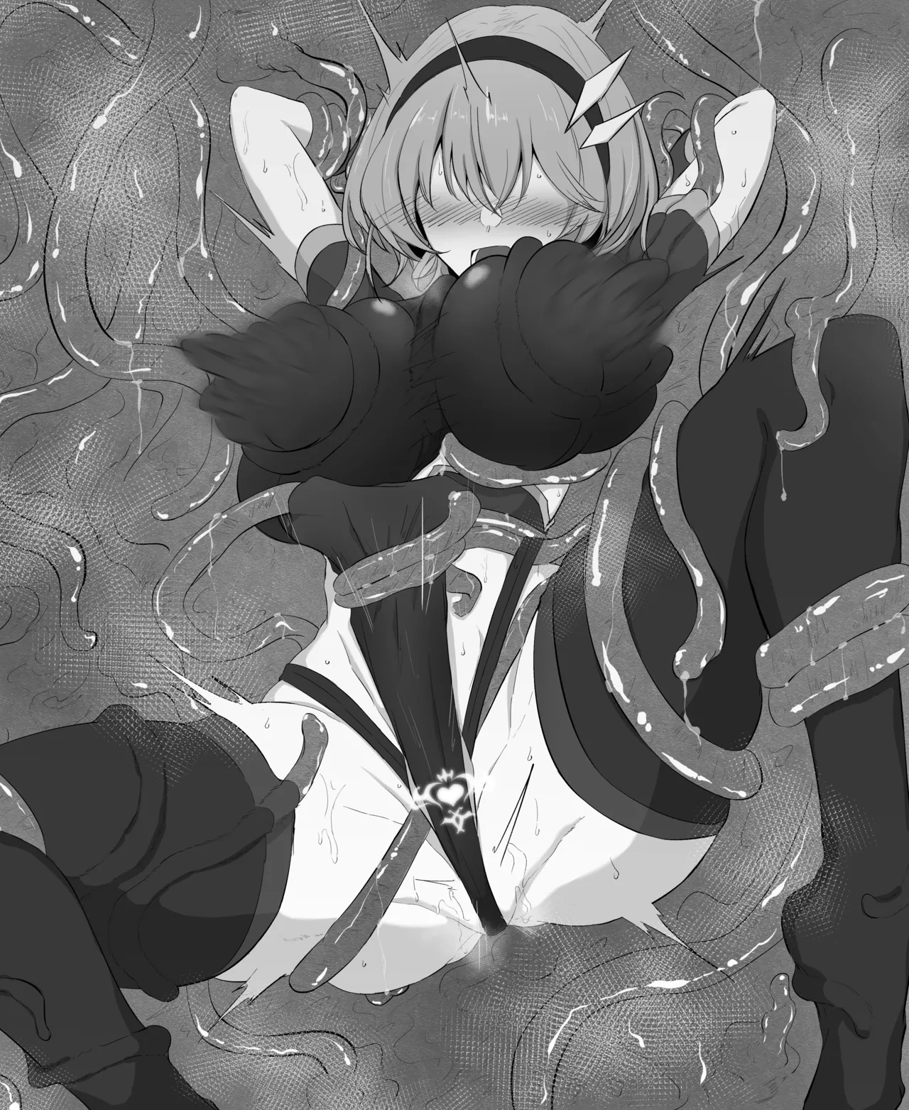 Kazusa-chan VS Shokushu Seibutsu page 7 full