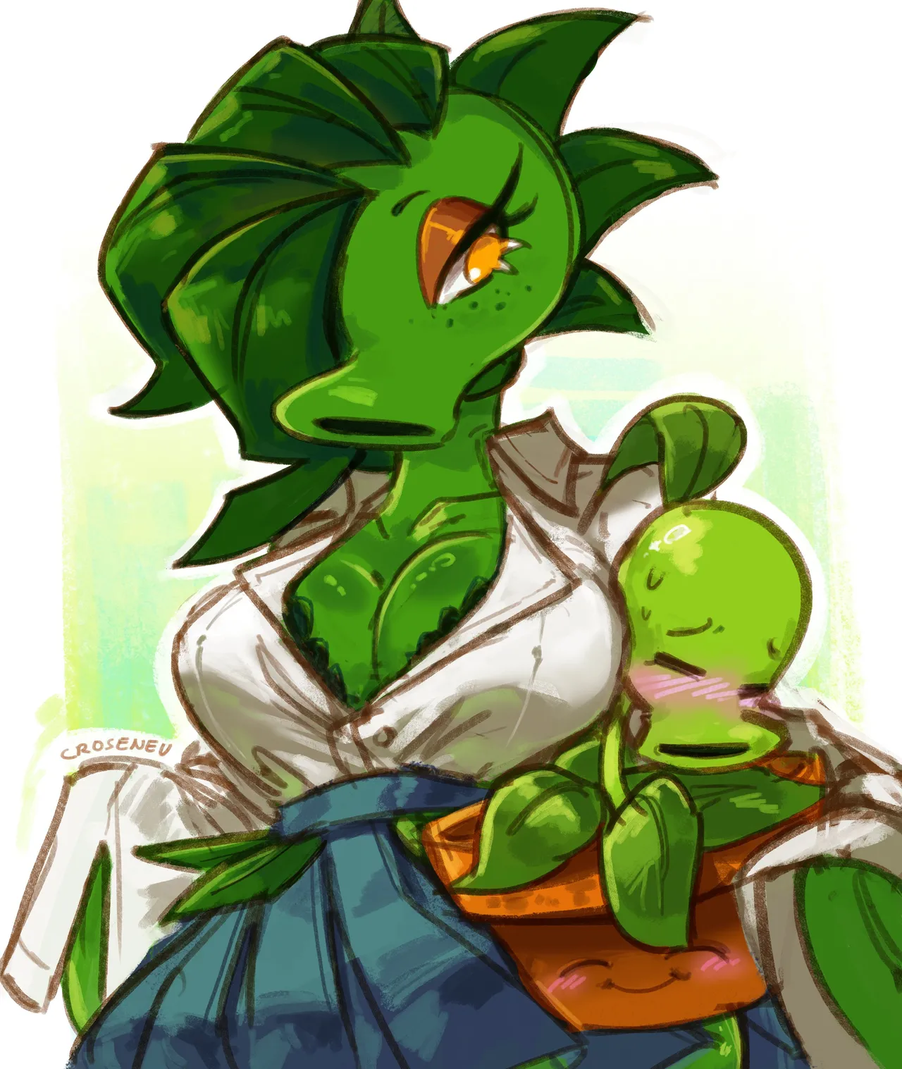 He got an upgrade 🌱✨ page 3 full