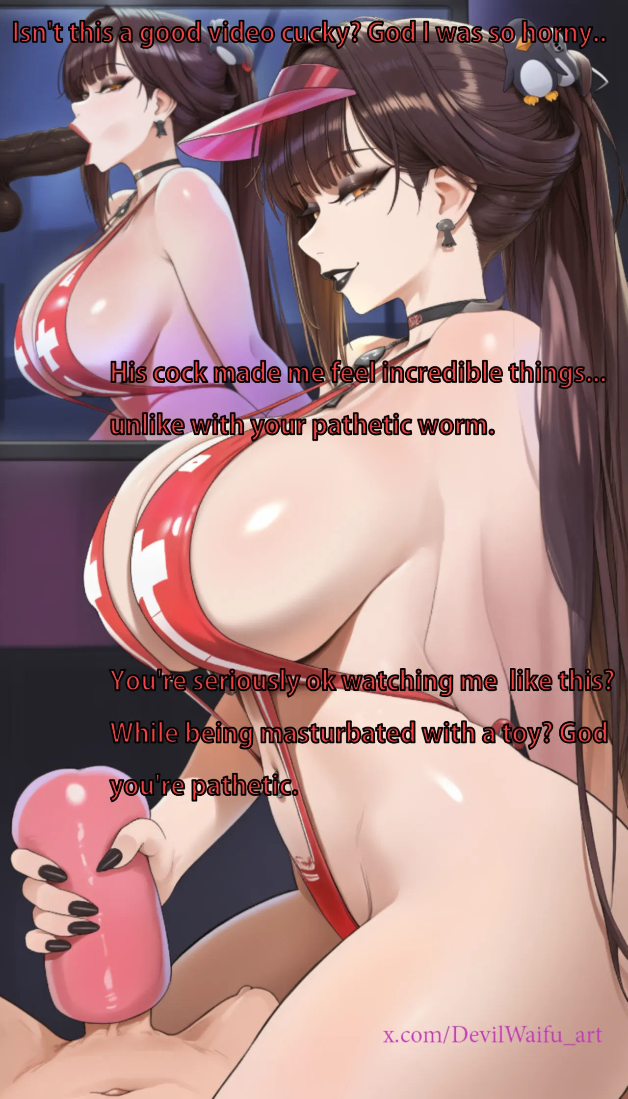 Marciana records a video for her cucky... page 10 full