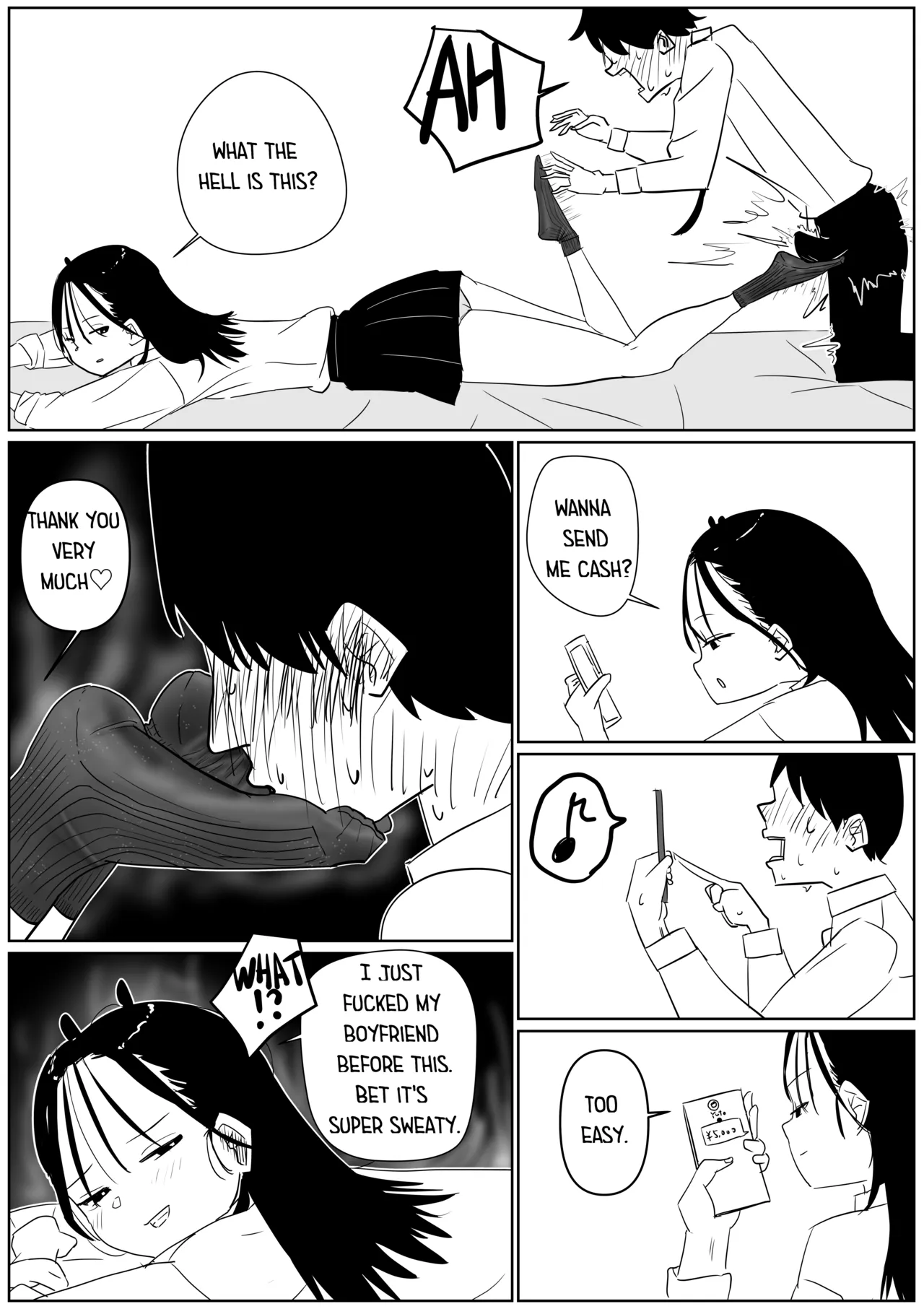 Defeated by My Classmate's Sweaty, Stinky Socks page 9 full