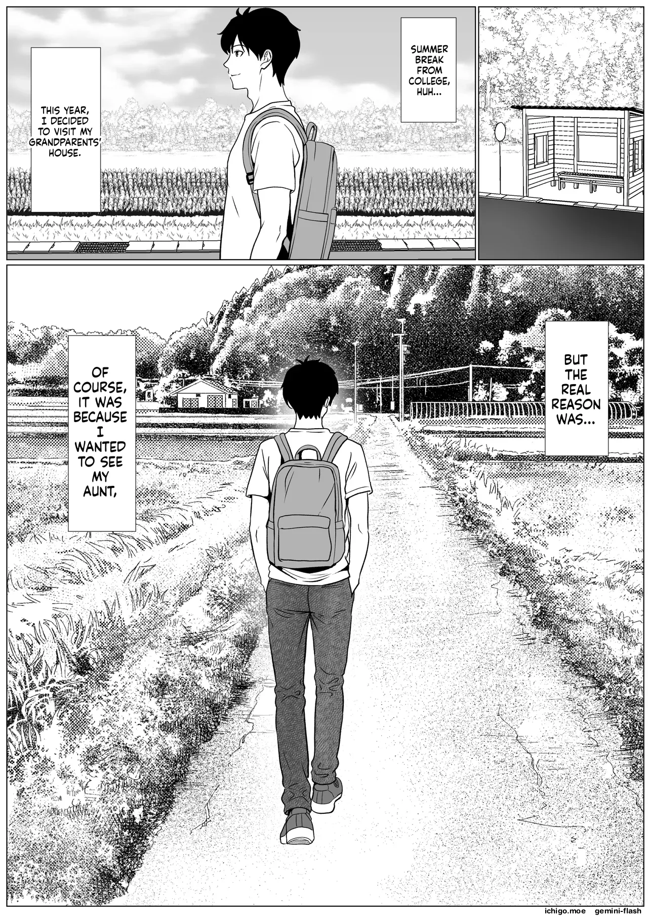 Shizuka na Natsu - Mukuchi na Oba page 2 full