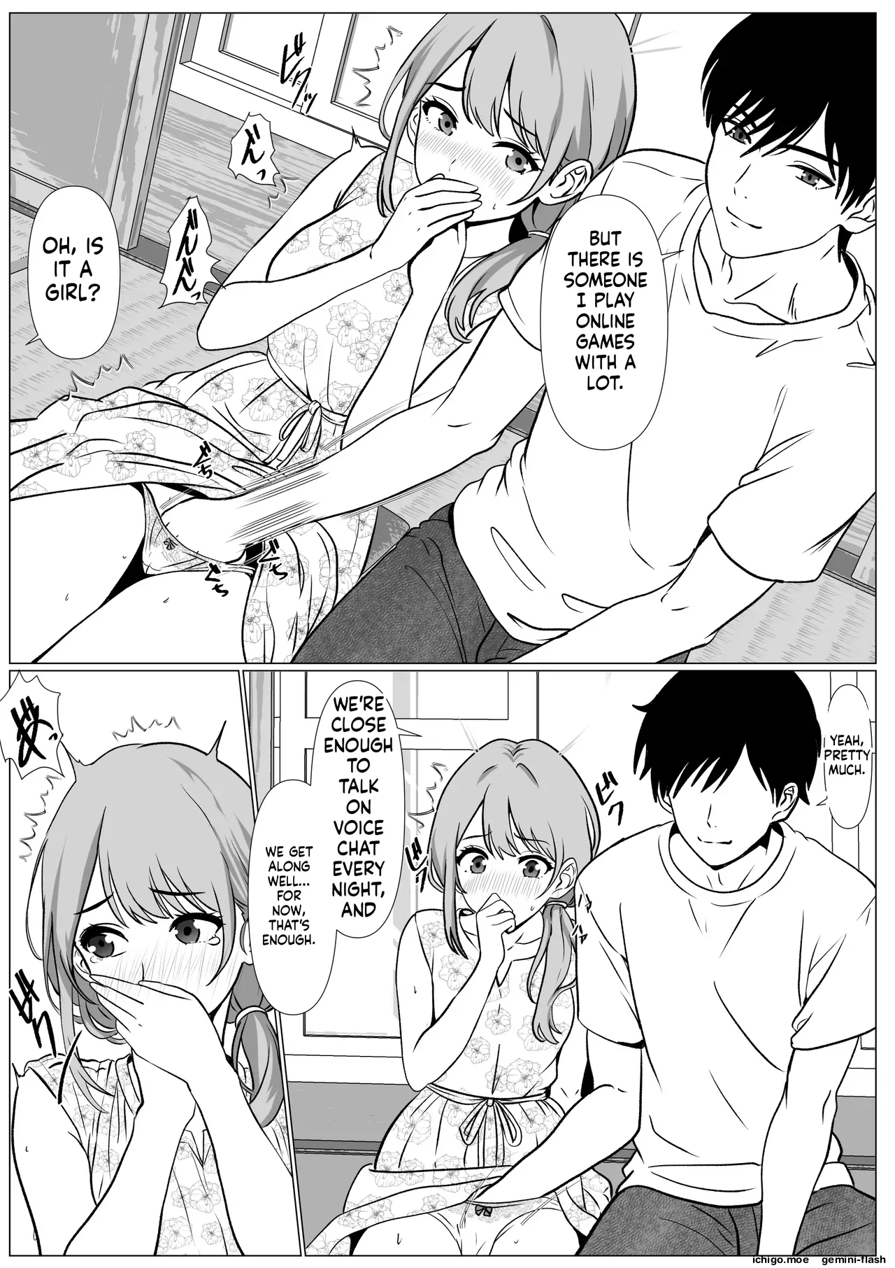 Shizuka na Natsu - Mukuchi na Oba page 8 full