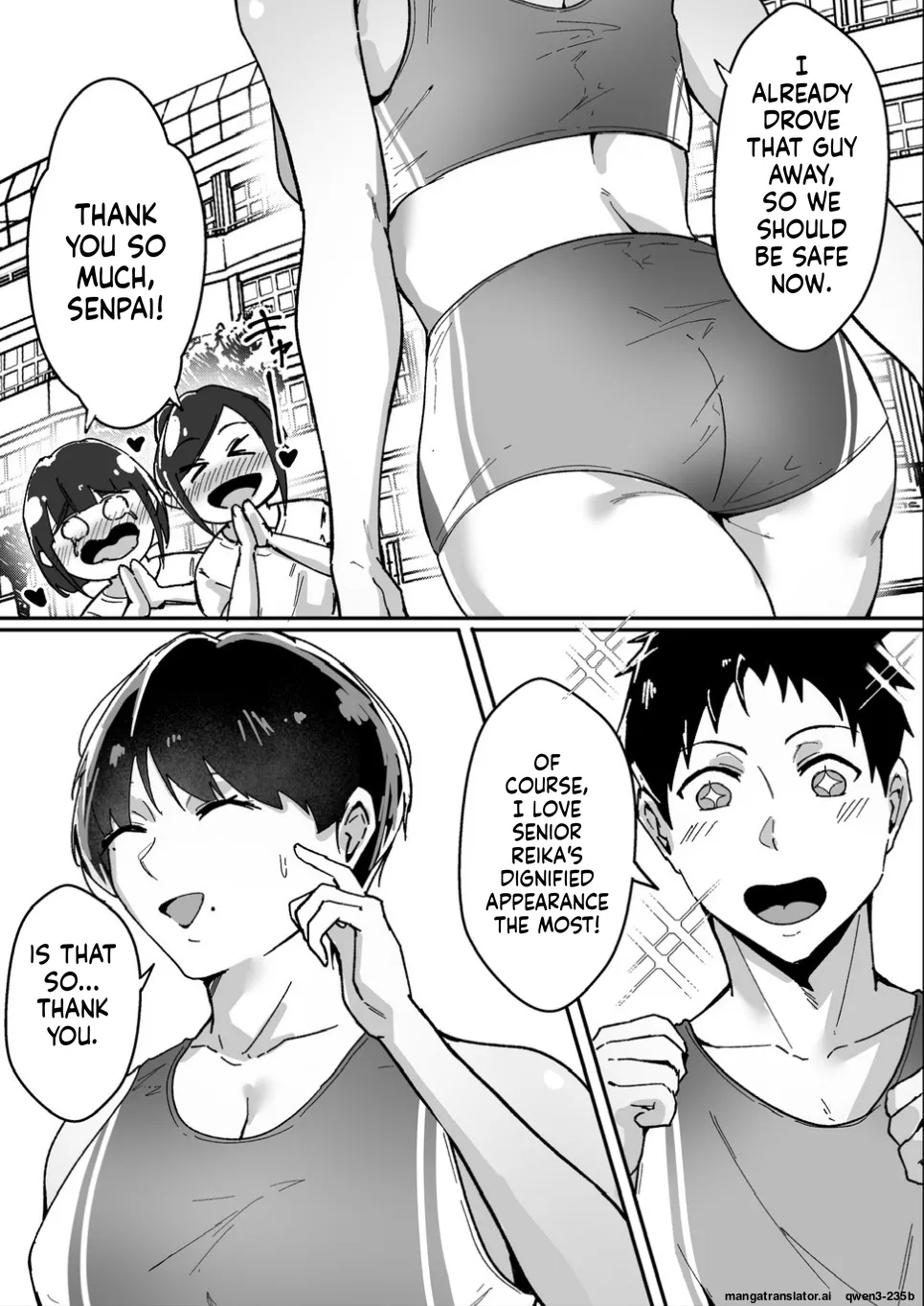 Boyish no Senpai Kanojo ga Netorarete Mesu ni Otosareru Hanashi page 10 full