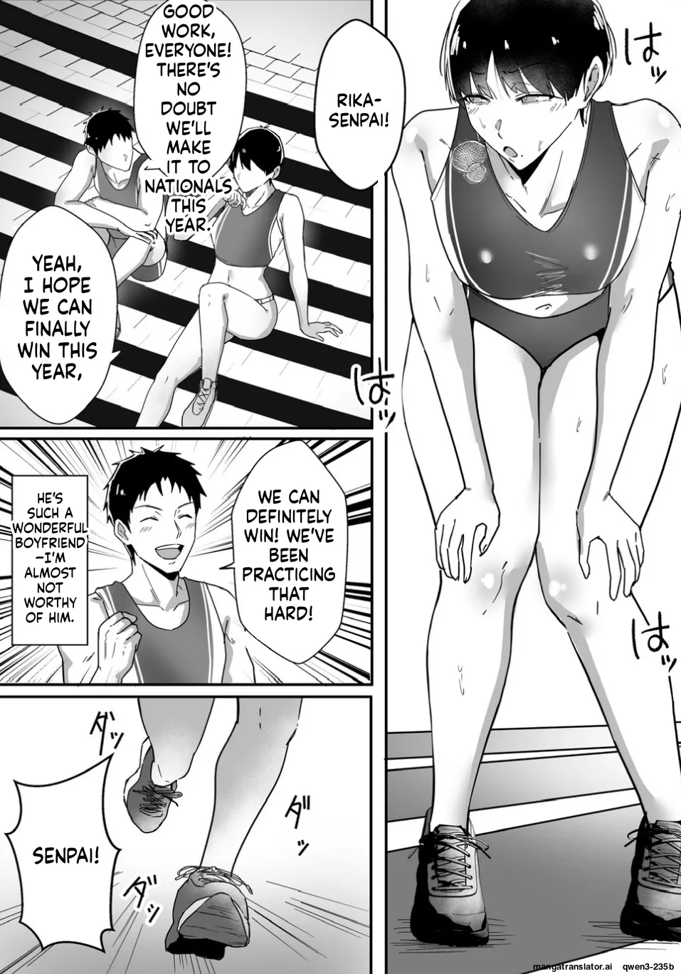 Boyish no Senpai Kanojo ga Netorarete Mesu ni Otosareru Hanashi page 5 full