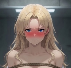Female corporate spy discovered and tortured