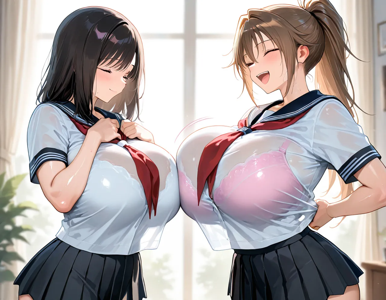 全肯定スケベ学園：綾&amp;さつき編 / Aya &amp; Satsuki page 10 full