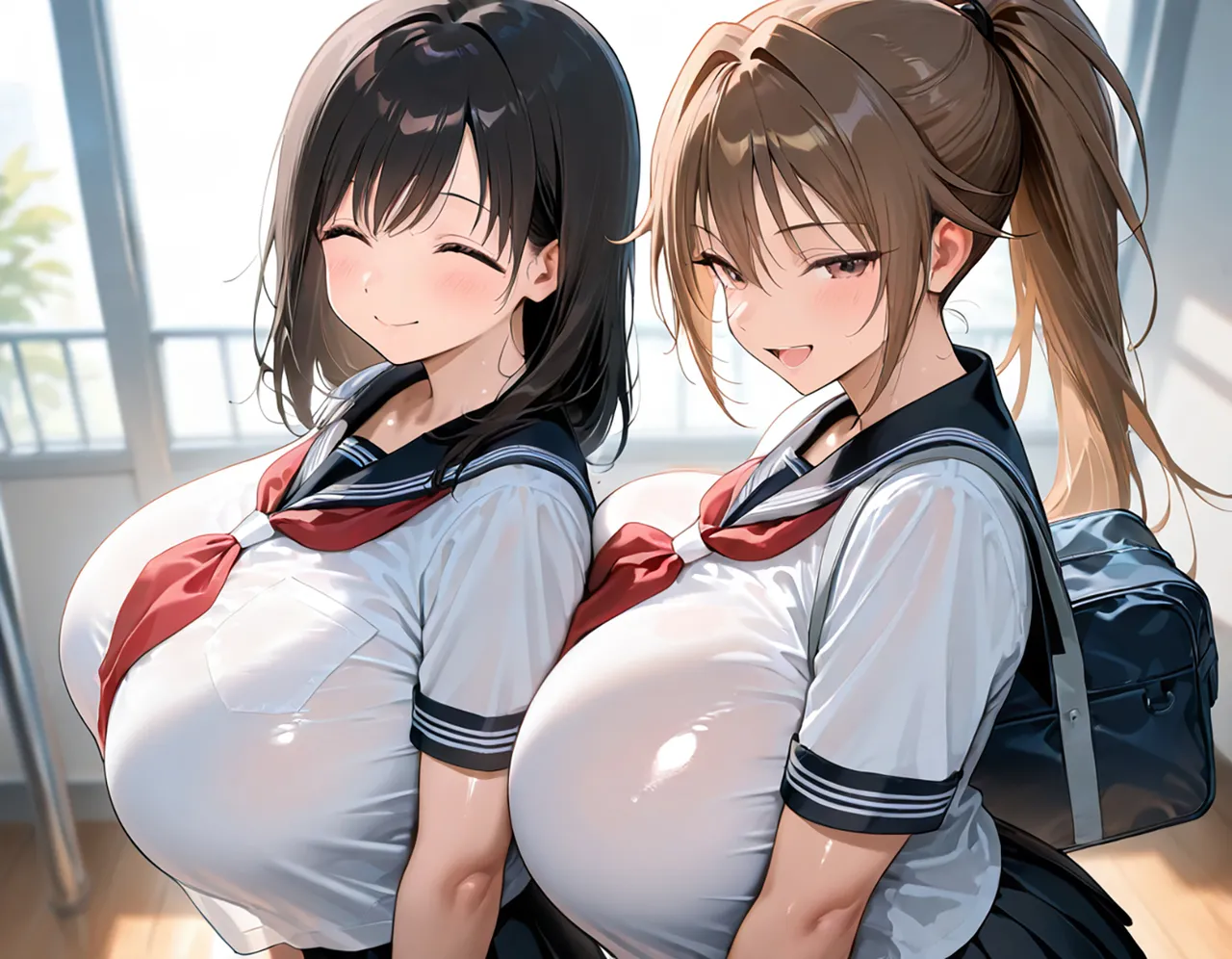 全肯定スケベ学園：綾&amp;さつき編 / Aya &amp; Satsuki page 5 full