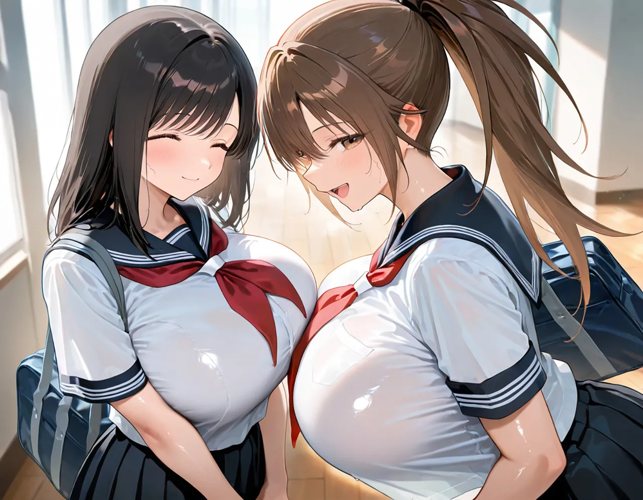 全肯定スケベ学園：綾&amp;さつき編 / Aya &amp; Satsuki page 6 full