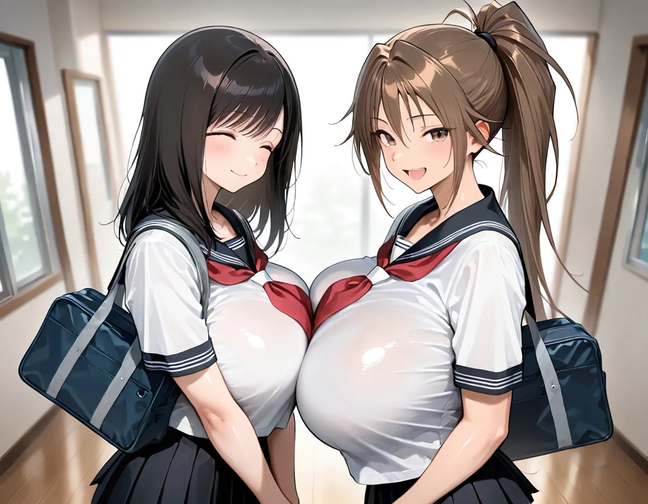 全肯定スケベ学園：綾&amp;さつき編 / Aya &amp; Satsuki page 7 full