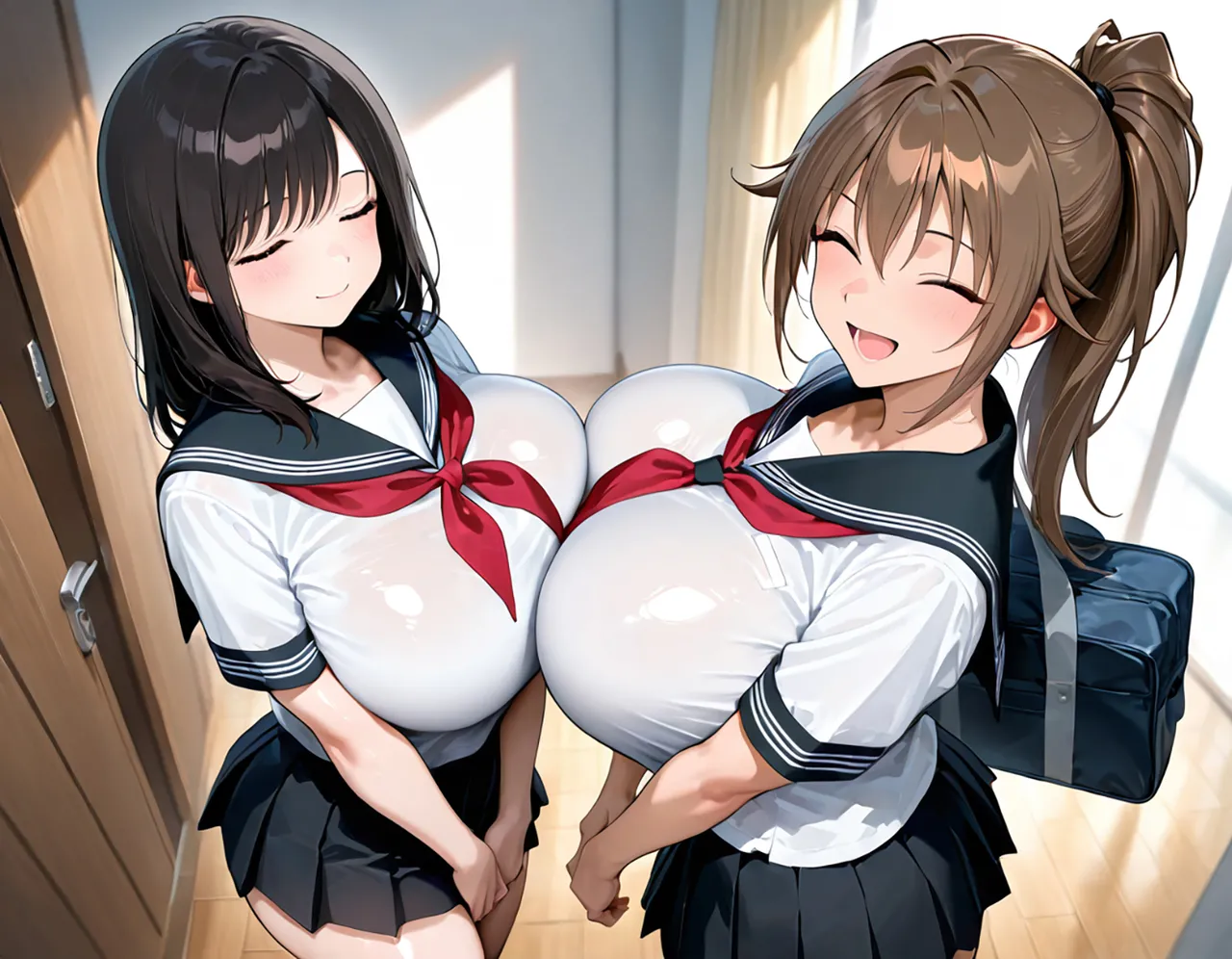全肯定スケベ学園：綾&amp;さつき編 / Aya &amp; Satsuki page 8 full