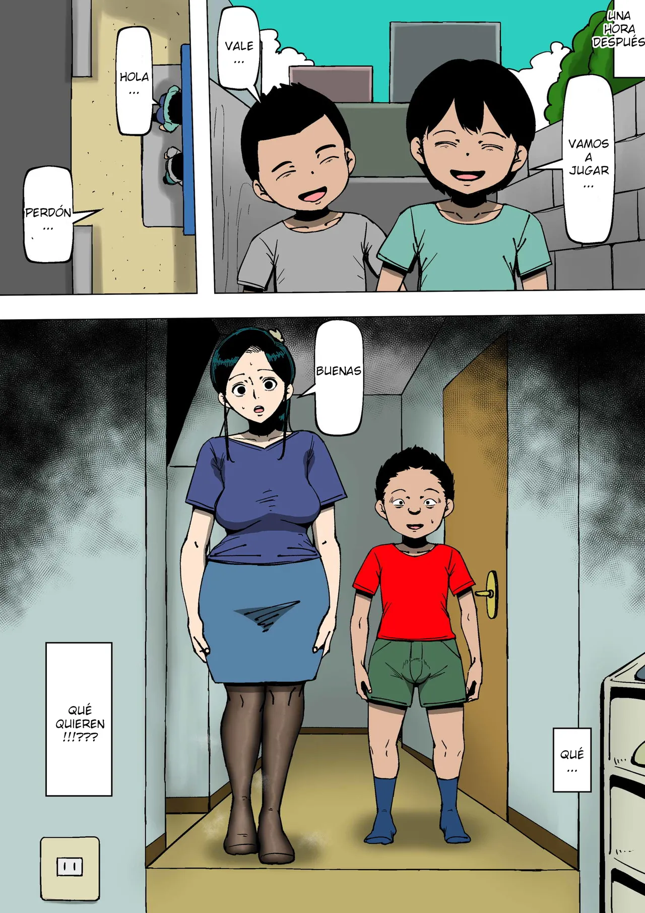 Doujin Mukashibanashi - Okaa-san ga Kinjo no Yatsu to ESP page 4 full
