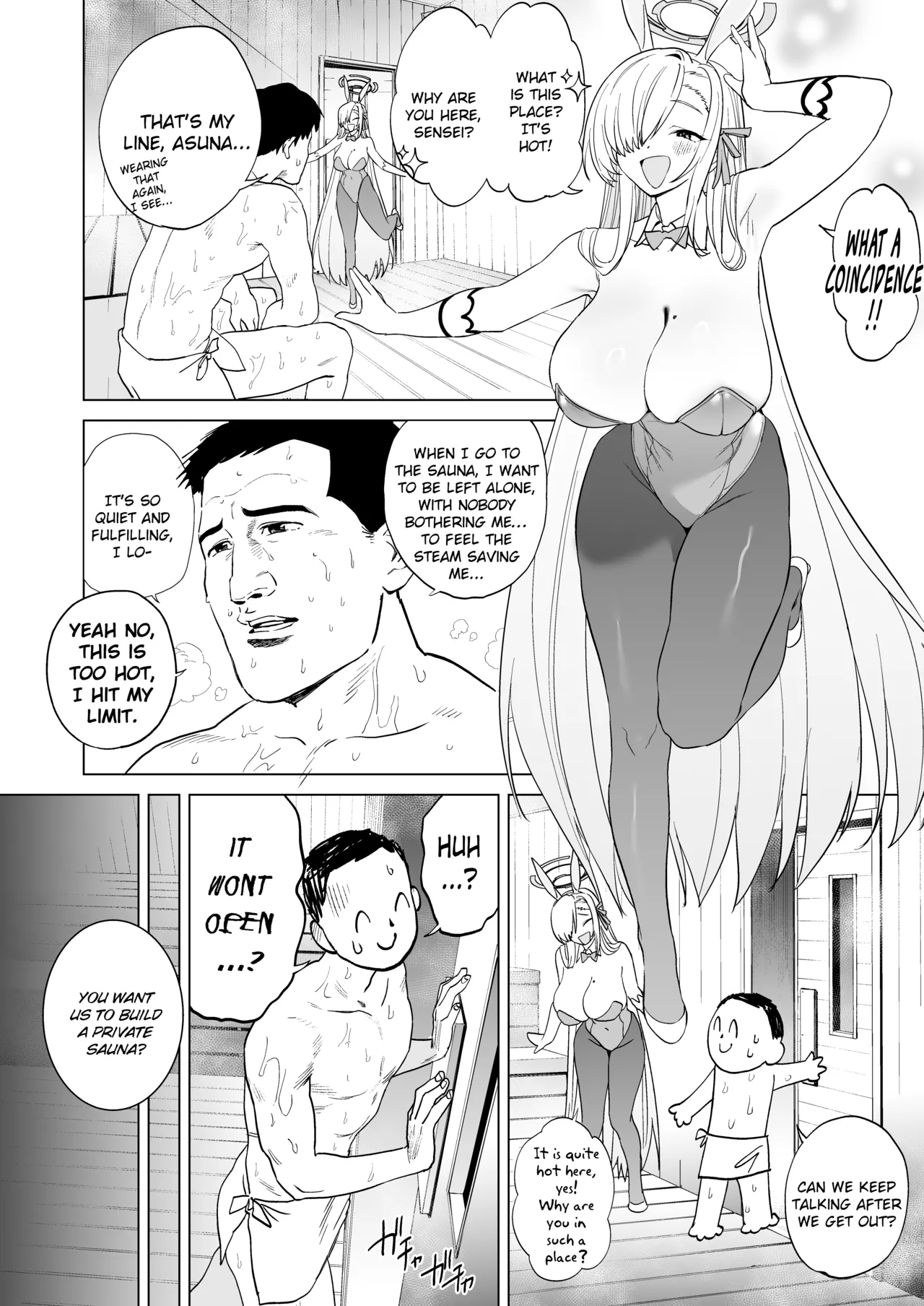 Asuna to Sauna de A-sex | Sweaty Sex with Asuna at the Sauna page 4 full