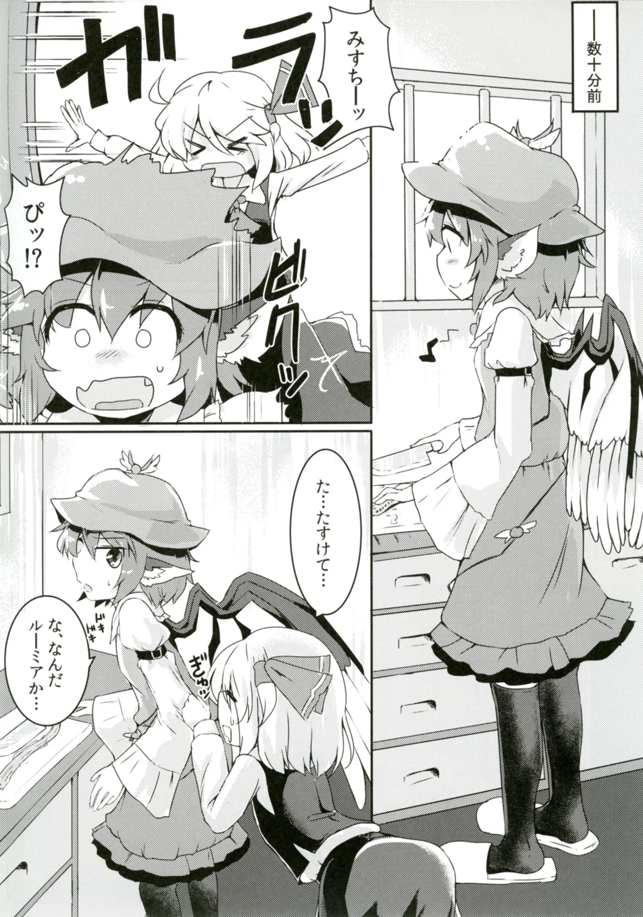Rumia to Mystia ga Ichatsuku Sukebe Bon page 4 full