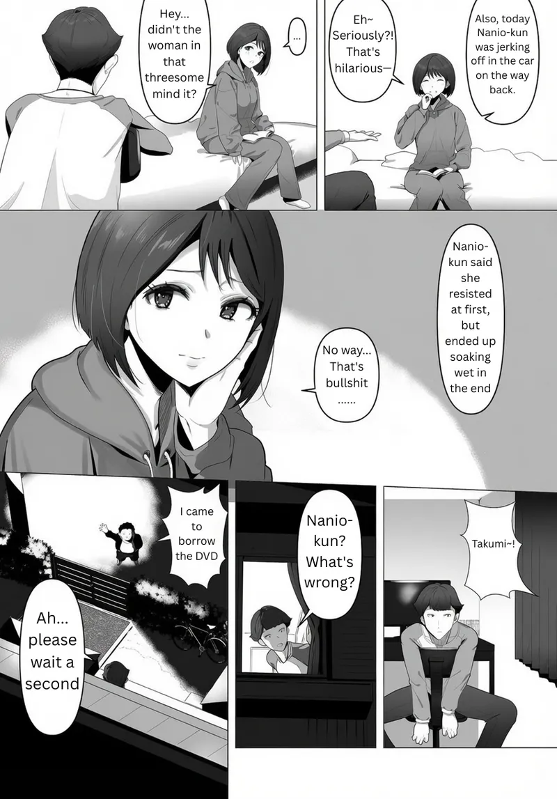 My childhood friend, right in front of my eyes... page 8 full