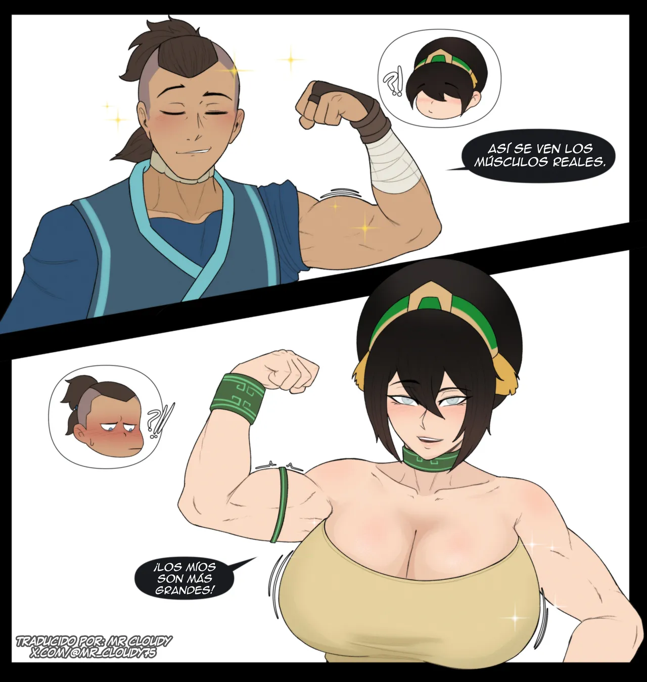 Toph X Sokka page 1 full