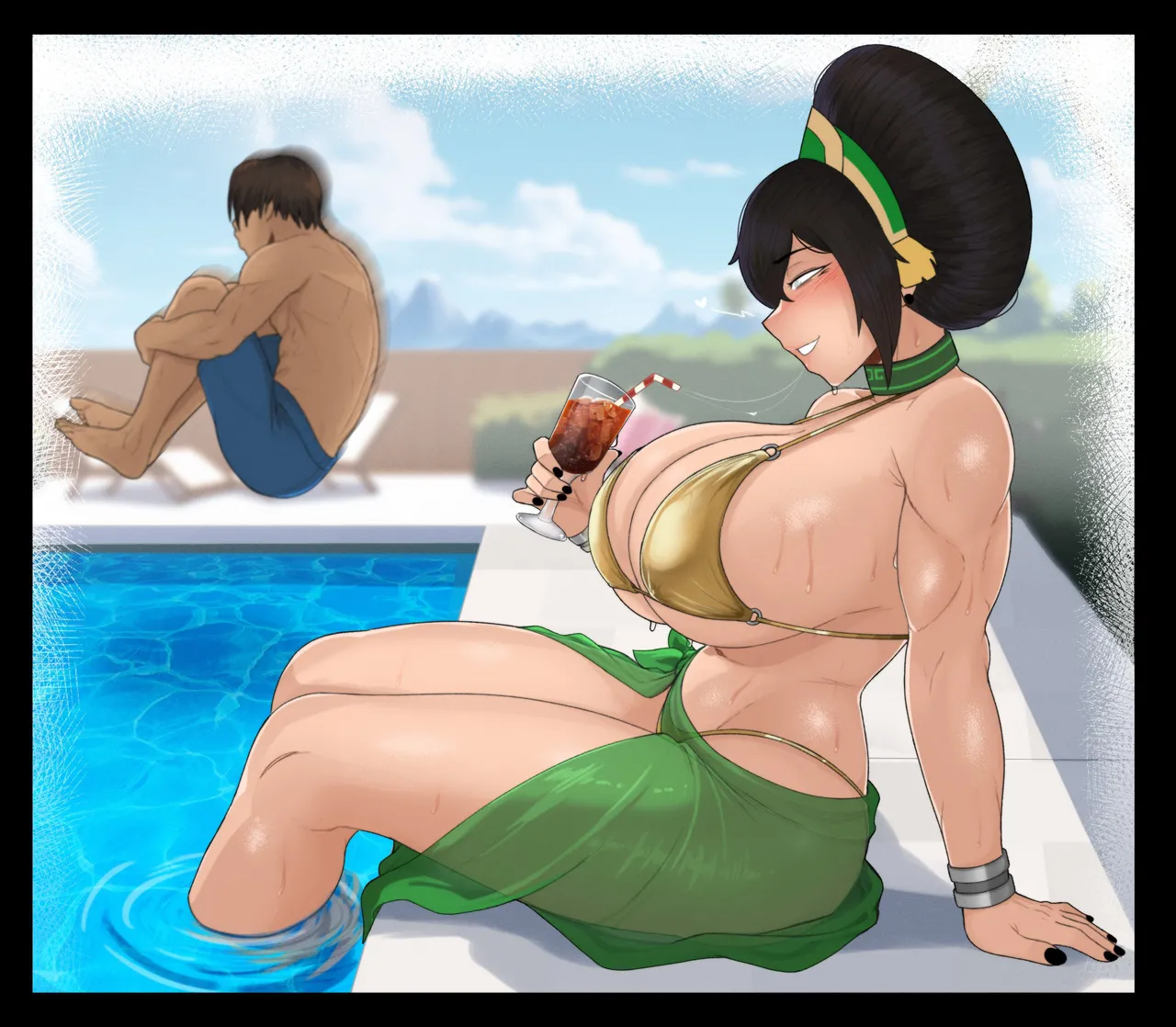 Toph X Sokka page 9 full