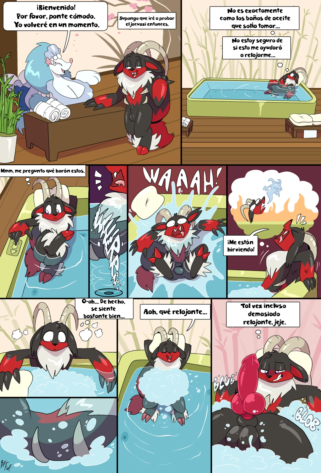 Incineram's Spa Day - Spanish page 1 full