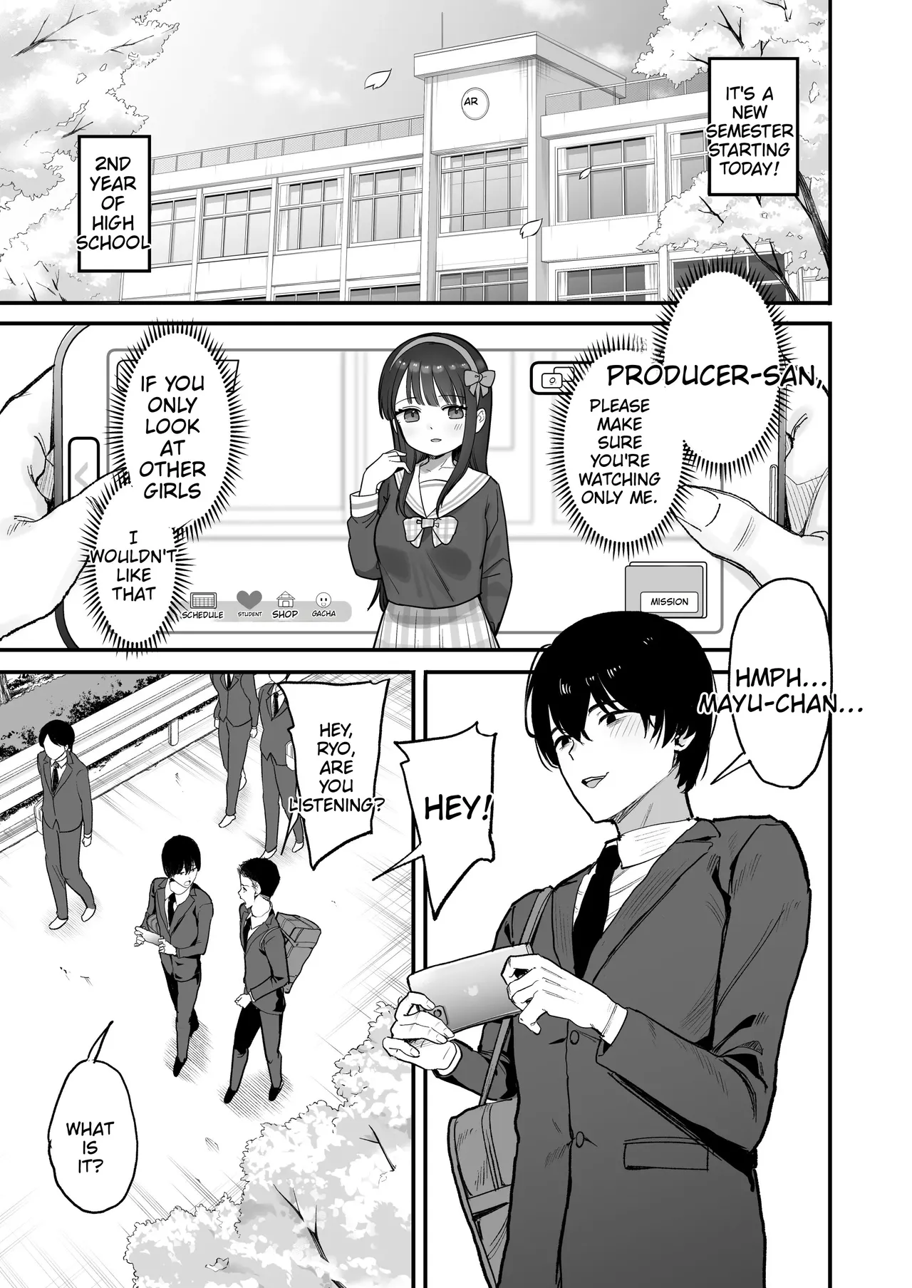 How I, a 2D-Obsessed Otaku, Fell for the Busty Idol Who Transferred to My School page 3 full