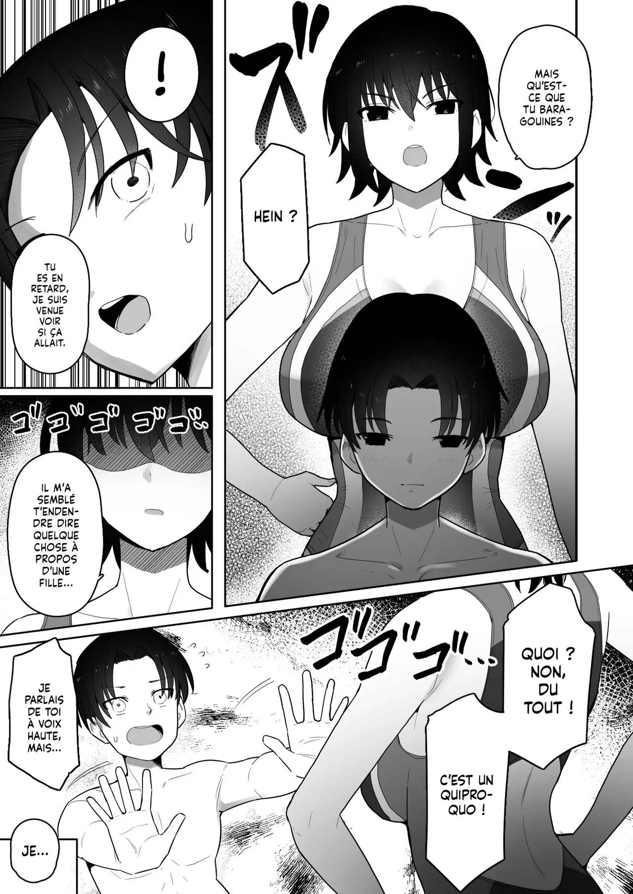 Koushinchou de Namaiki na Kouhai ga Jitsu wa Kojirase Dosukebe de, Boku no Koto ga Daisuki datta Hanashi | L'histoire d'une Nageuse, grande et arrogante, qui est en fait une Perverse Amoureuse de Moi page 8 full
