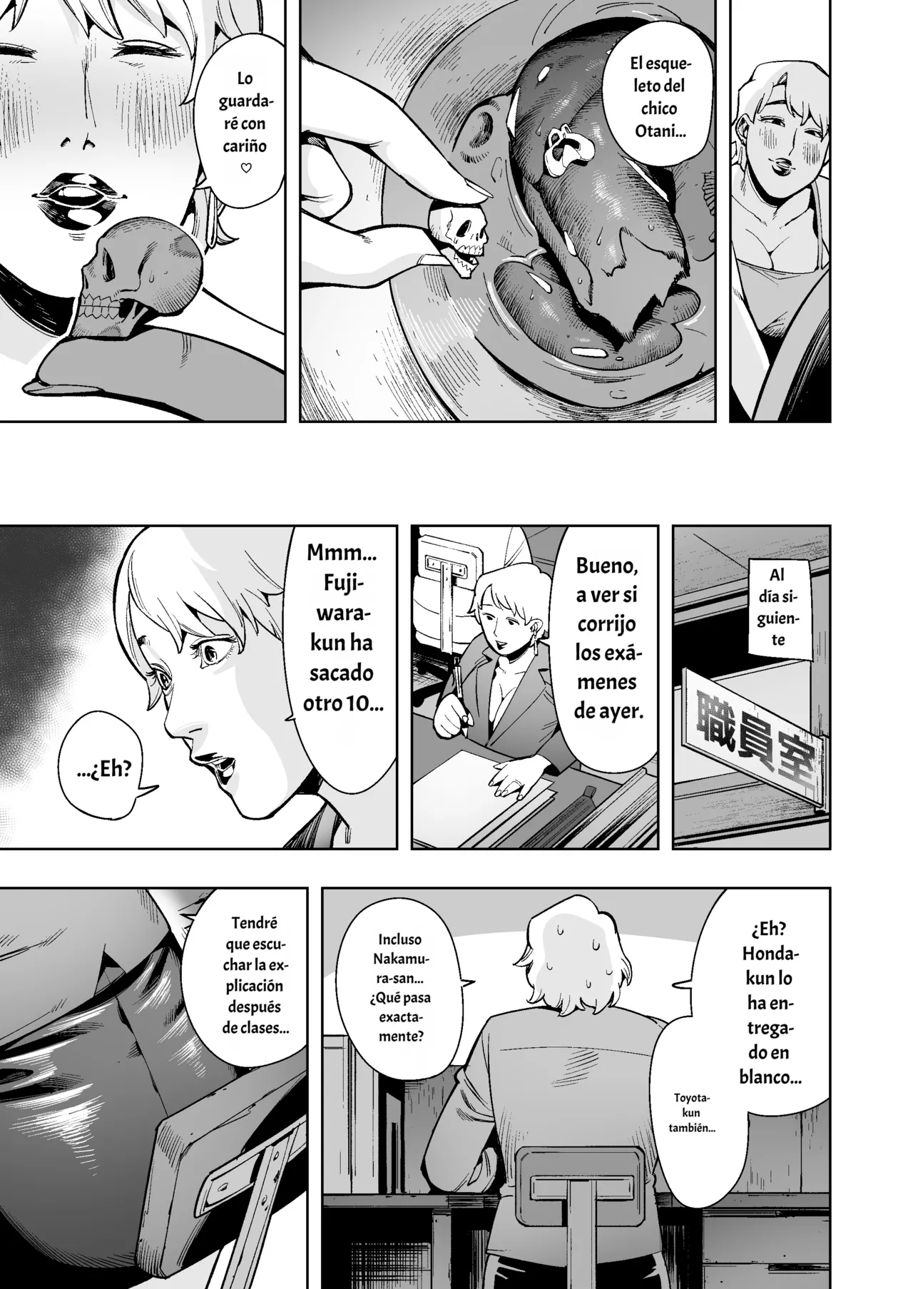 Vore Me!~ Bad students are shrunk and swallowed whole! A huge turd is your grave! spanish page 10 full