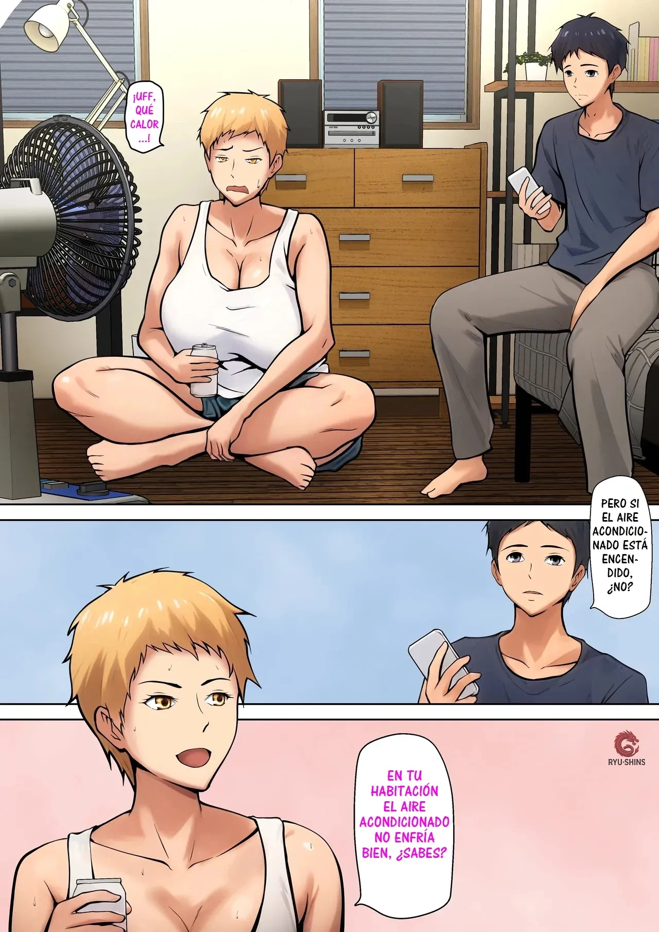 Giri no Oyako ga Doukyou Shitereba Kitto kou｜El Destino Inevitable de la Convivencia Entre una Madre y su Hijastro page 3 full