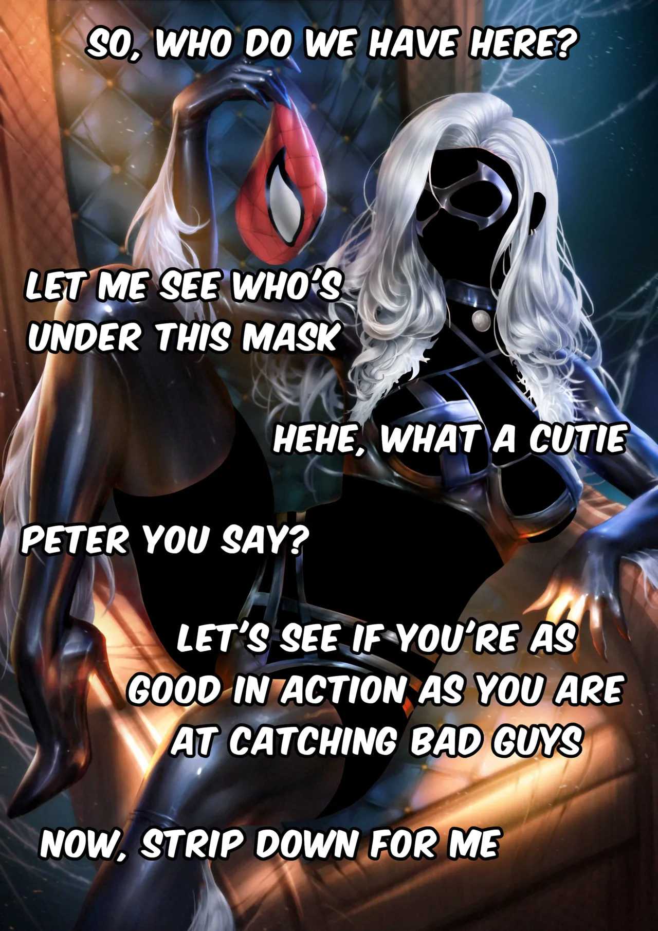 Today's your chance, loser! Prove to Black Cat whether you're a disgusting prejac or not. Don't you dare waste it! page 1 full