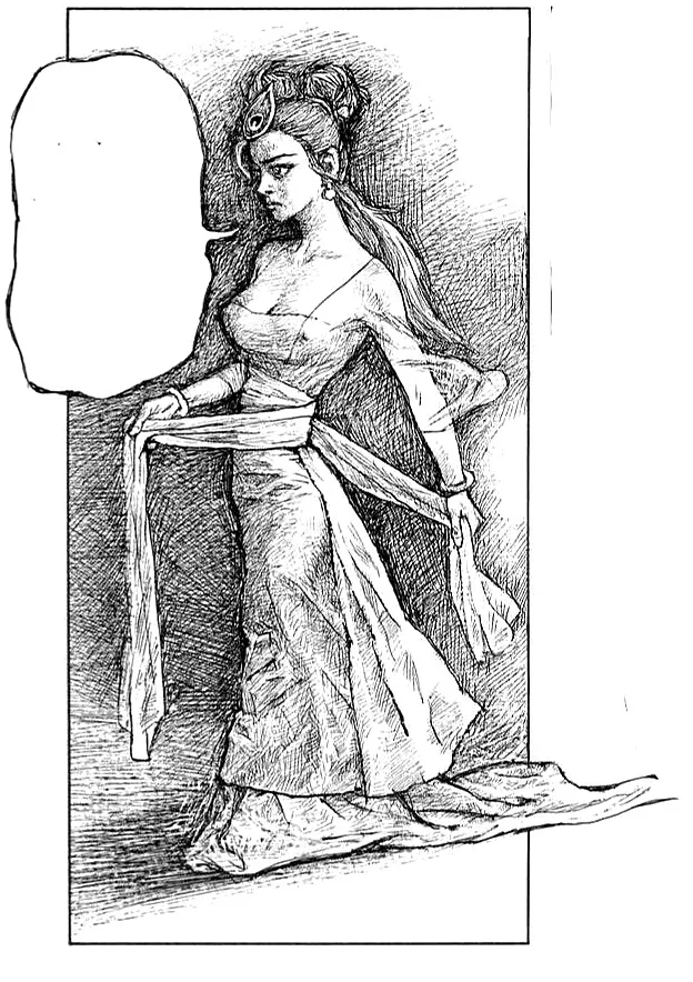 La belle du temple hanté - Dessins érotiques page 2 full