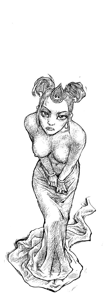 La belle du temple hanté - Dessins érotiques page 5 full