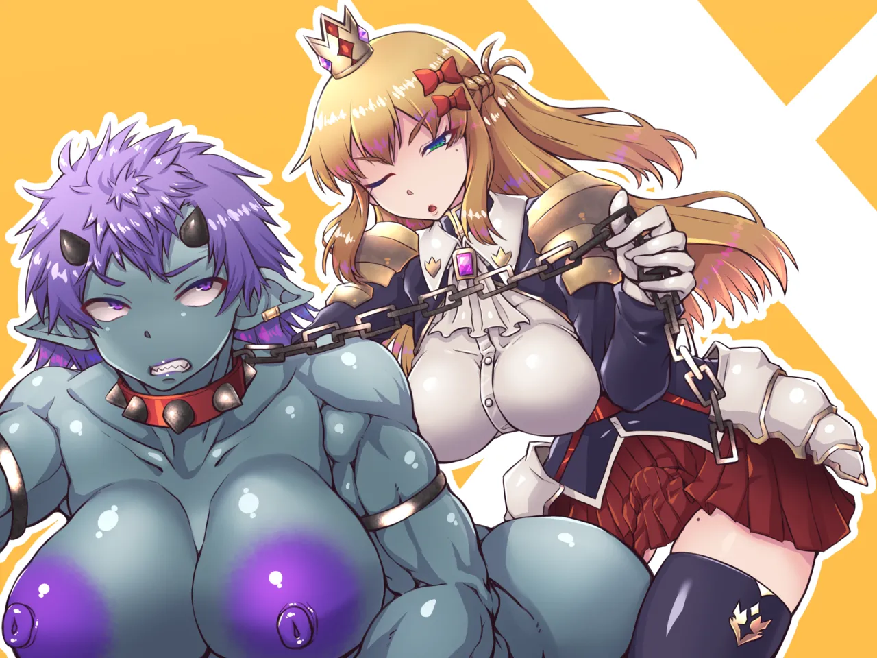 Mahouya  Princess Knight Re〇P!  Humiliating forced orc rape! page 7 full