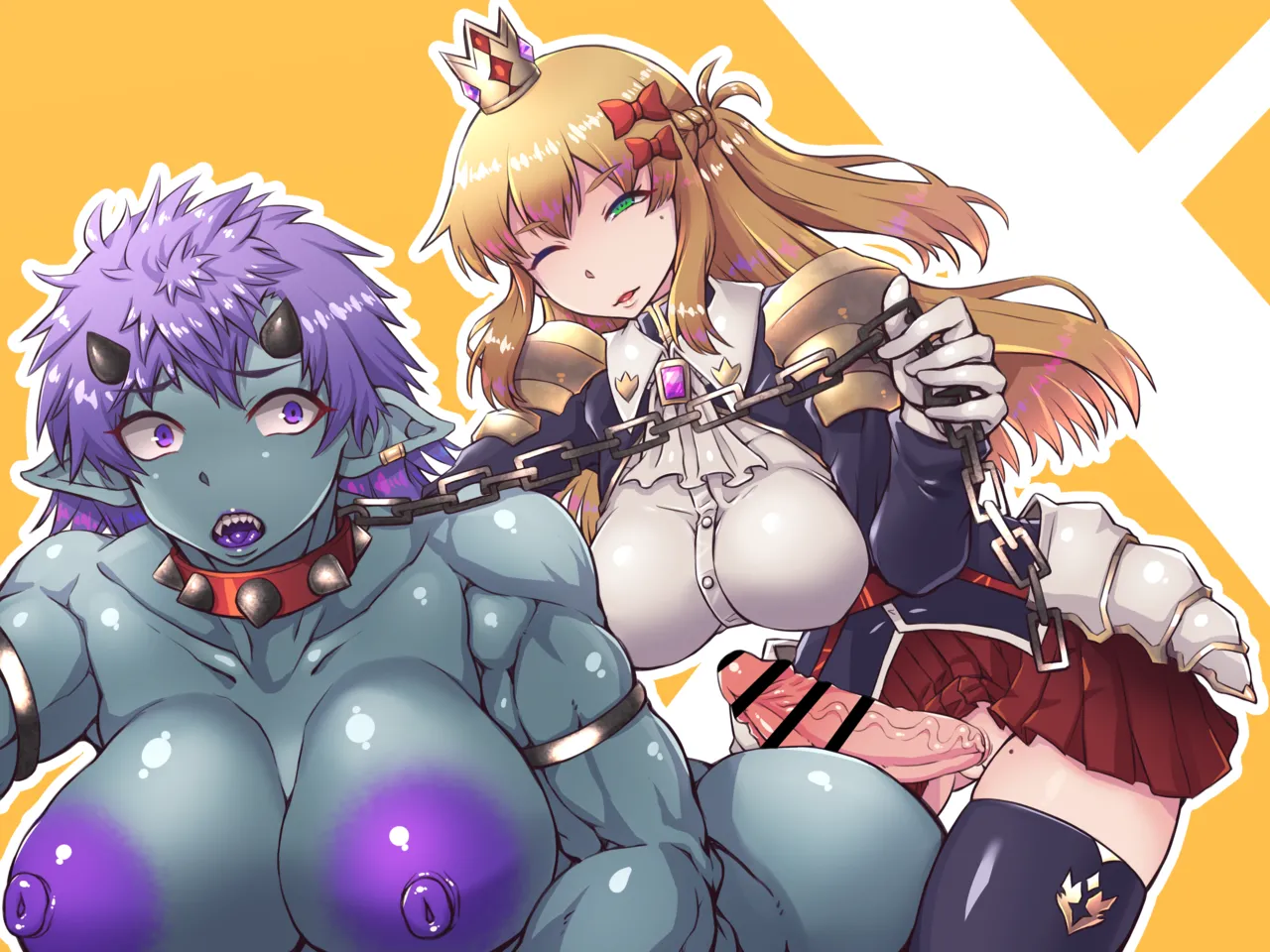 Mahouya  Princess Knight Re〇P!  Humiliating forced orc rape! page 8 full