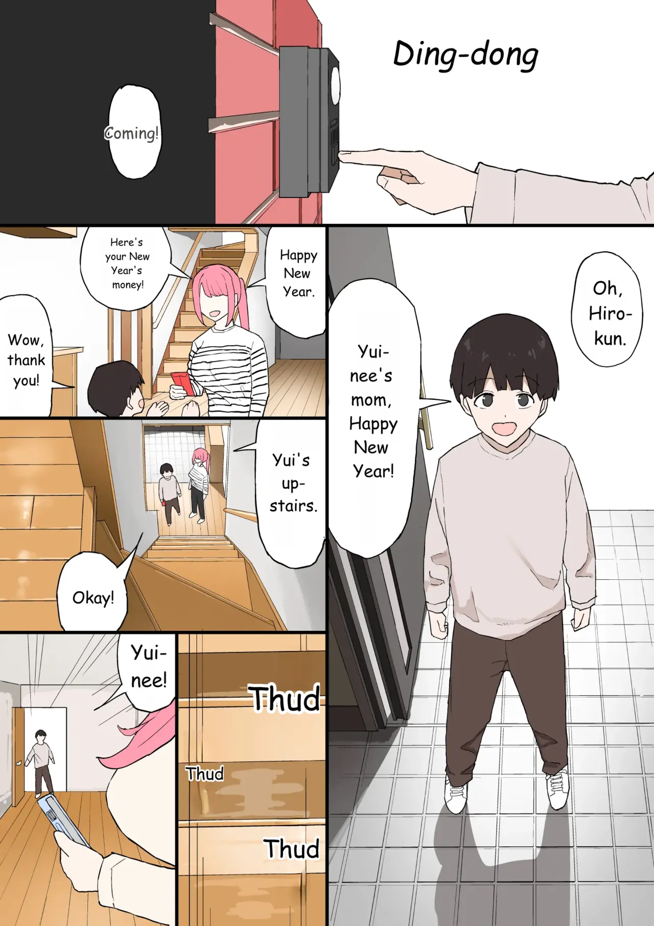 Kinjo no Onee-chan ni Otoshidama Watashite Hamedori Misete Morau Hanashi page 2 full