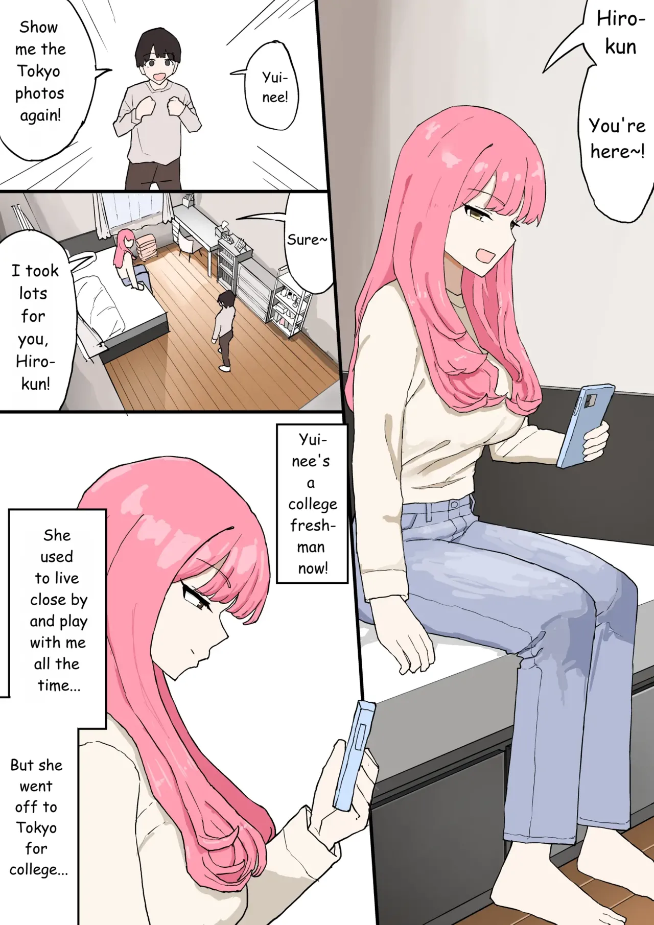 Kinjo no Onee-chan ni Otoshidama Watashite Hamedori Misete Morau Hanashi page 3 full
