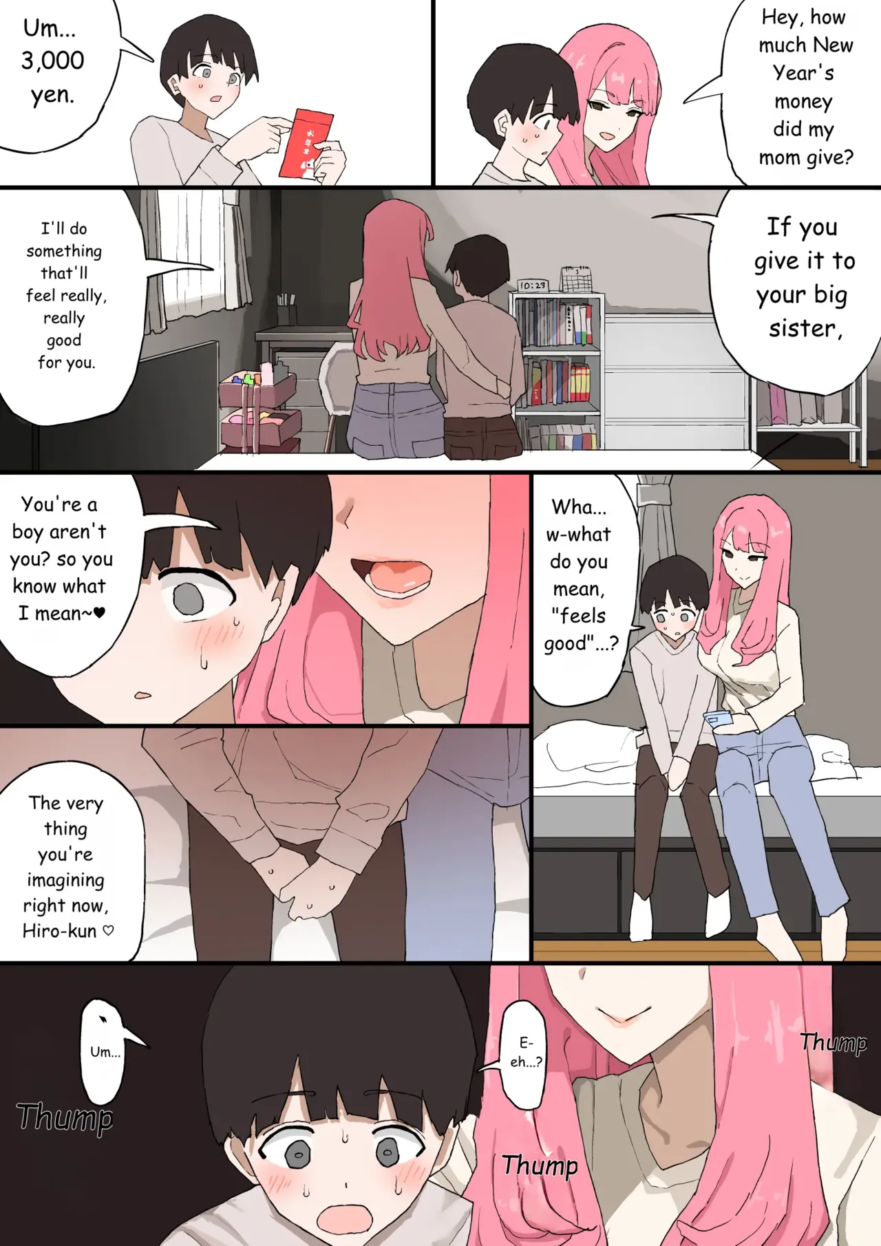 Kinjo no Onee-chan ni Otoshidama Watashite Hamedori Misete Morau Hanashi page 7 full