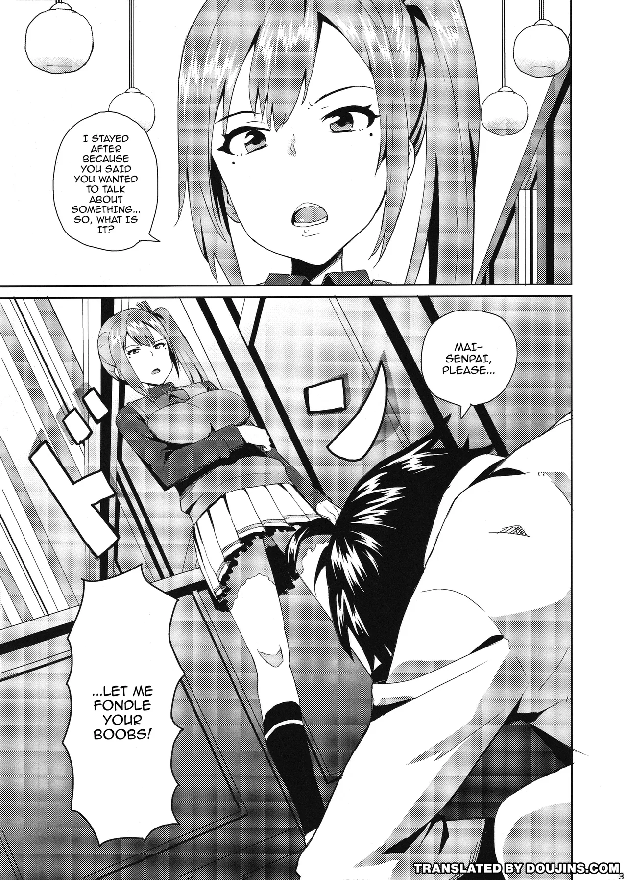 Mai-senpai no Oppai Momitai  / I Want To Fondle Mai-senpai's Boobs page 2 full