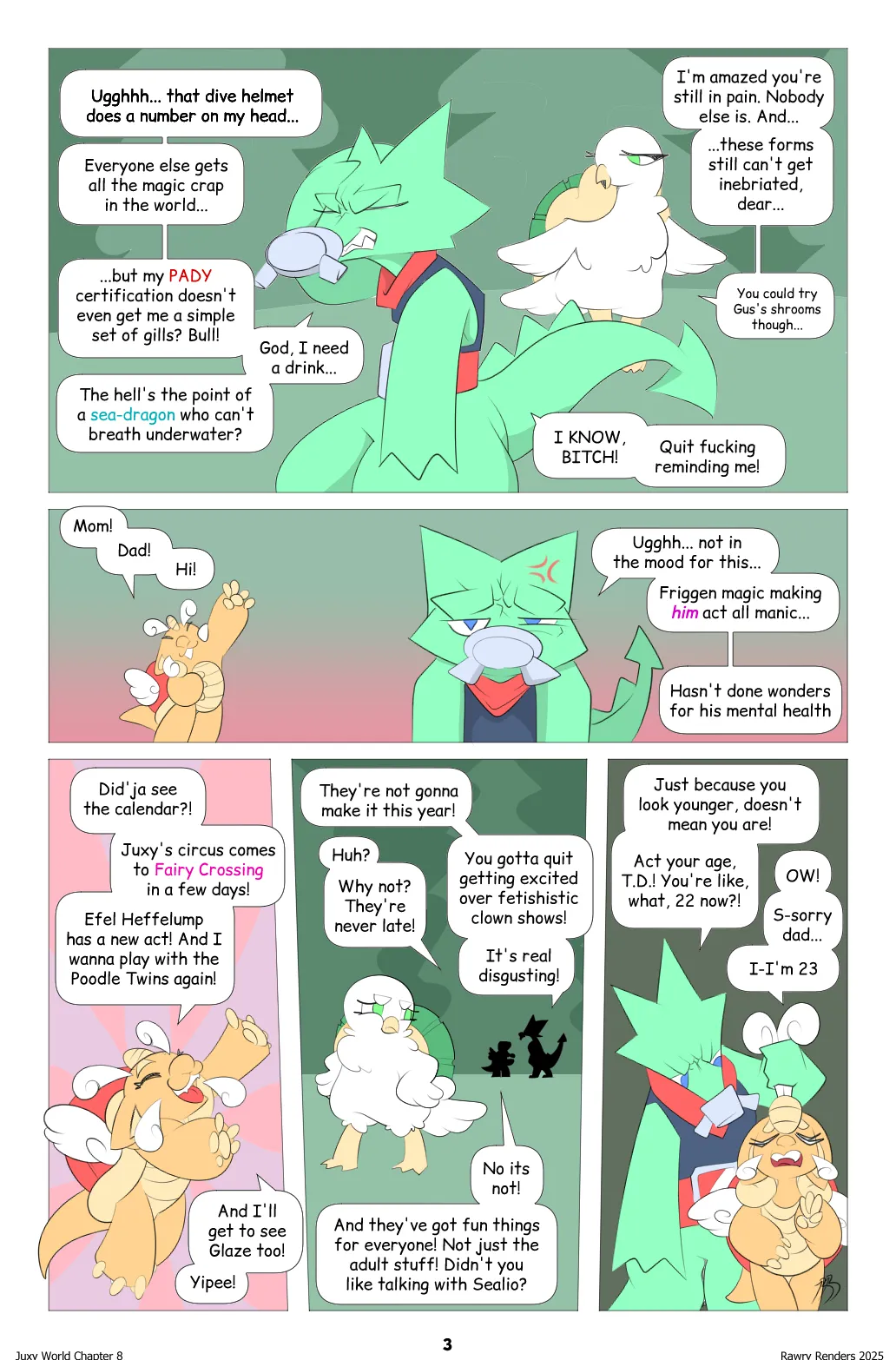 Juxy World: Chapter 8 - Troubling Pairings page 3 full