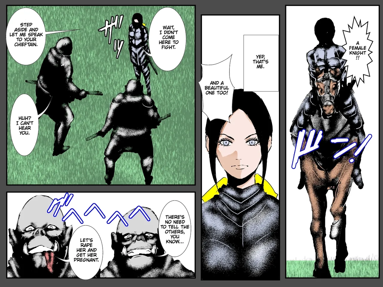 Musuko no Me no Mae de Orc ni Tanetsuke Sarete | Bred by Orcs In Front of My Son page 10 full