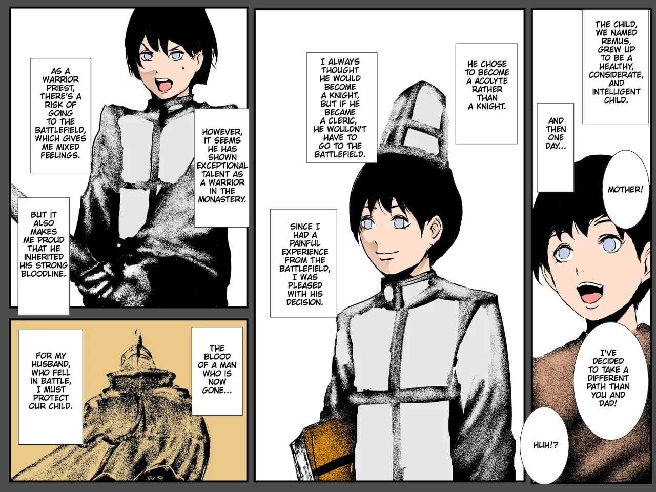 Musuko no Me no Mae de Orc ni Tanetsuke Sarete | Bred by Orcs In Front of My Son page 8 full