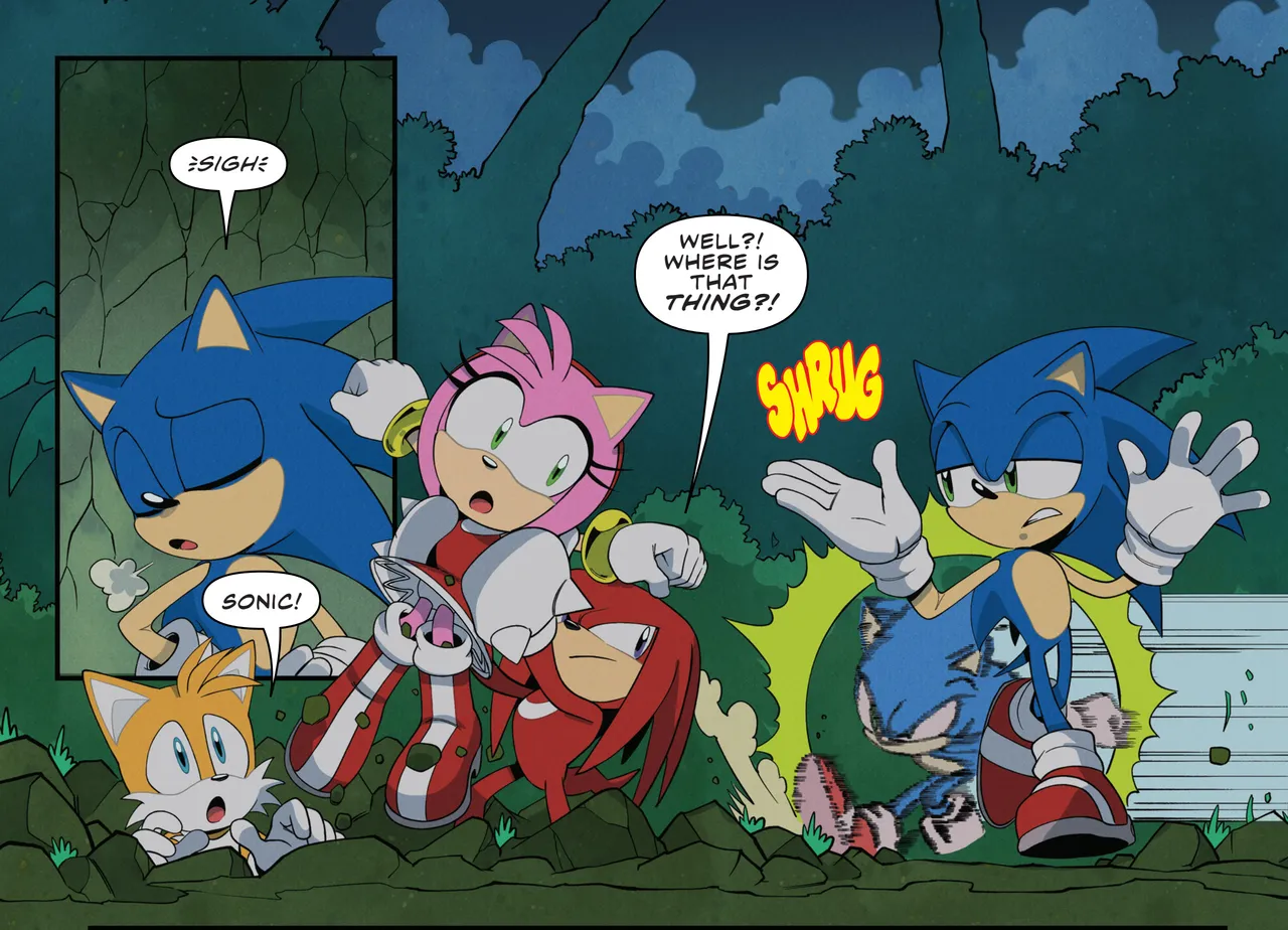 Sonic the Hedgehog IDW &amp; Archie Amy Rose Uncensored Panels page 5 full