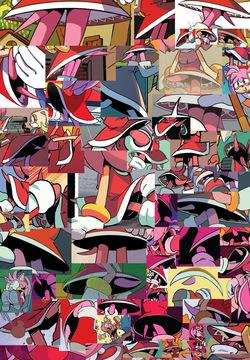 Sonic the Hedgehog IDW &amp; Archie Amy Rose Uncensored Panels